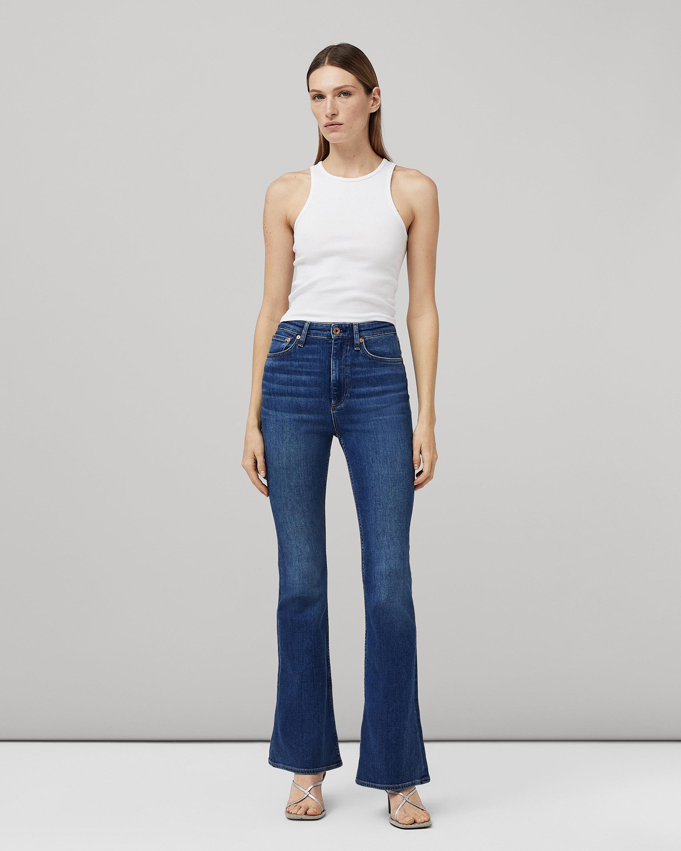 High Rise Flare Jeans