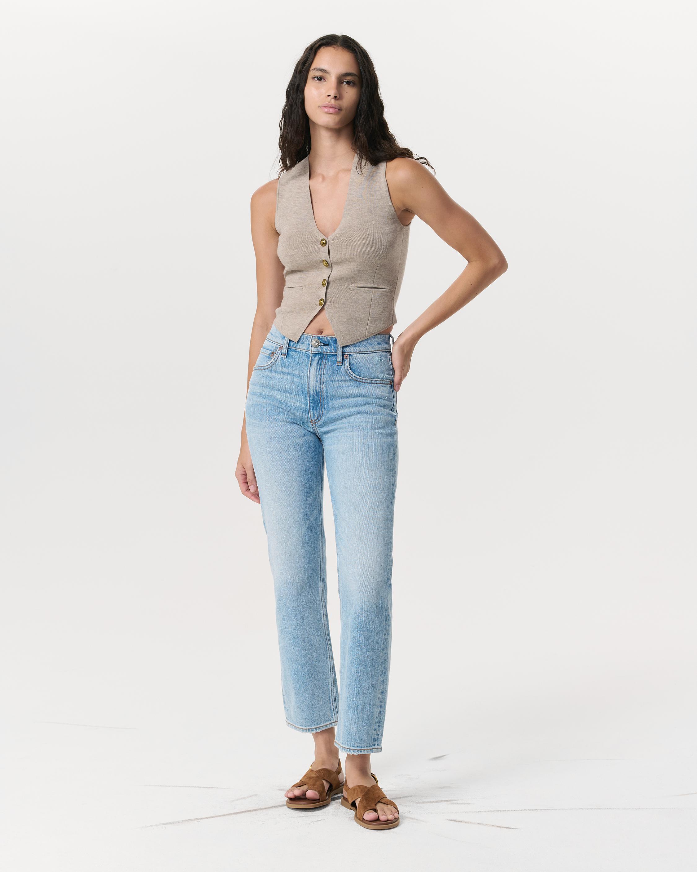 Harlow Straight - Lou: Mid-Rise Vintage Stretch Jean