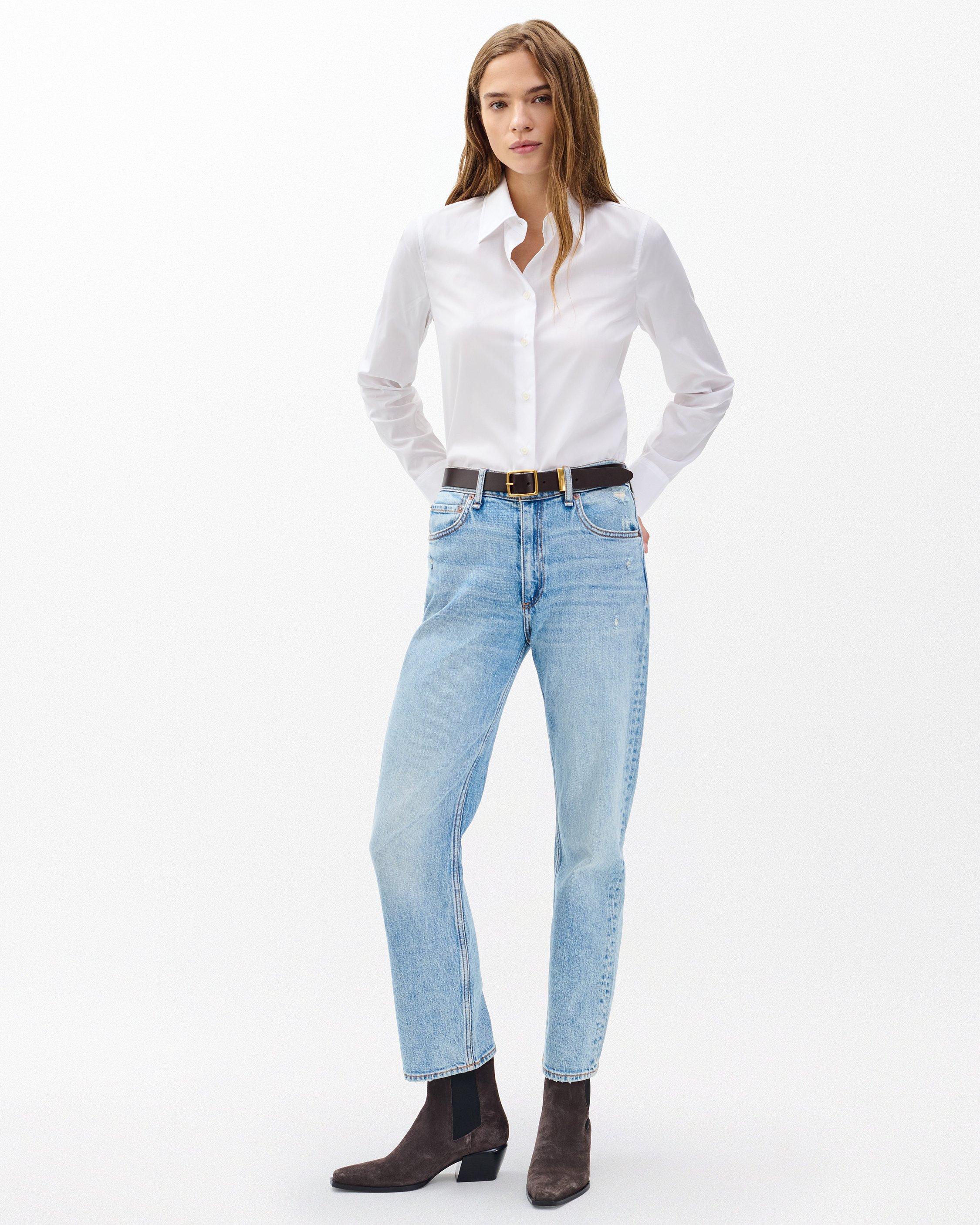 Harlow Straight - Lou: Mid-Rise Vintage Stretch Jean | rag & bone
