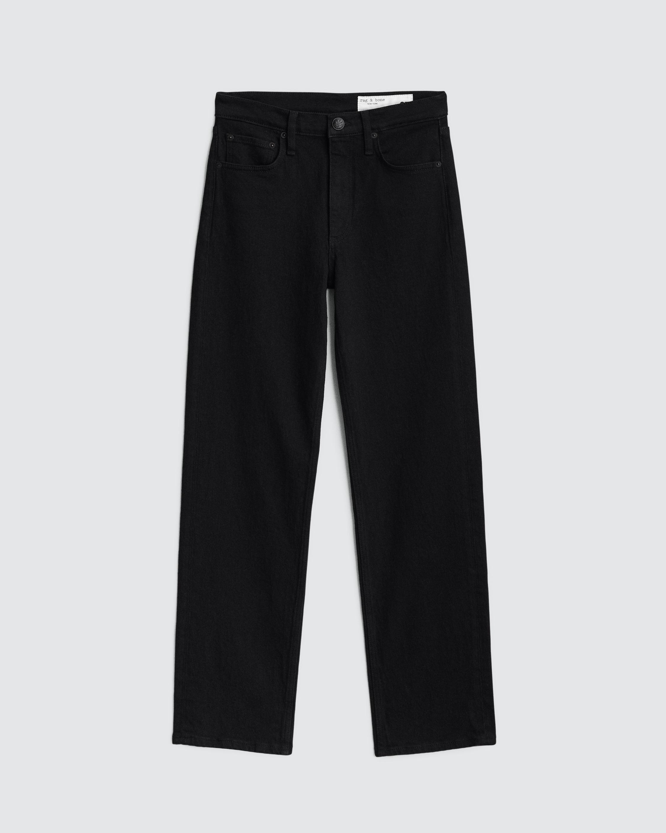 Harlow Ankle Straight - Black - Black | Rag & Bone