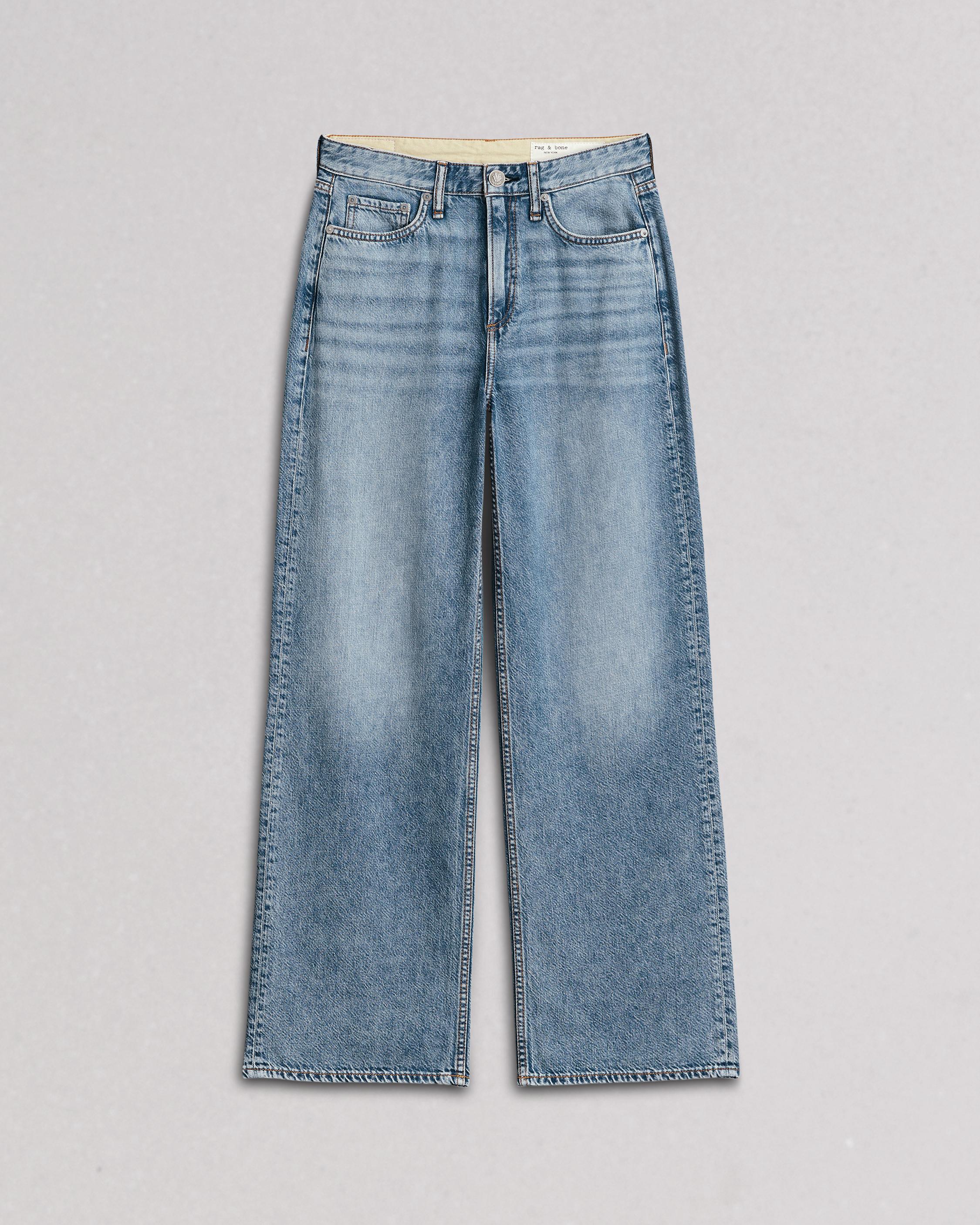 Featherweight Logan Wide Leg - Audrey: Mid-Rise Jean | Rag & Bone