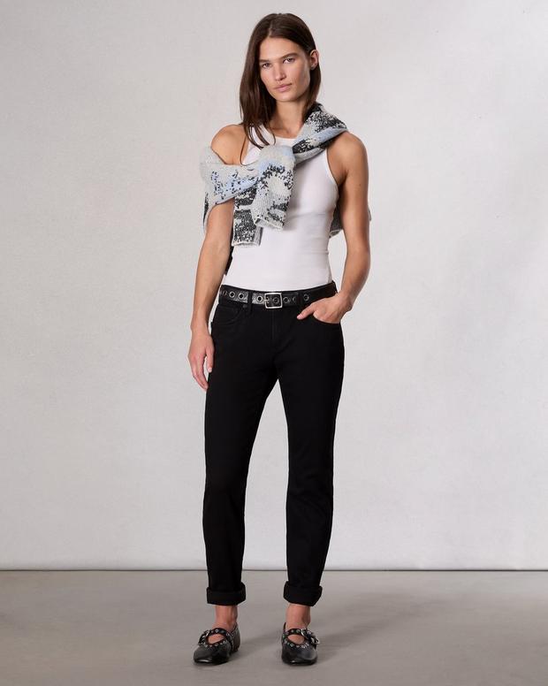 Dre Slim Boyfriend Jean - Black | rag & bone Dre Slim Boyfriend Jean - Black | rag & bone