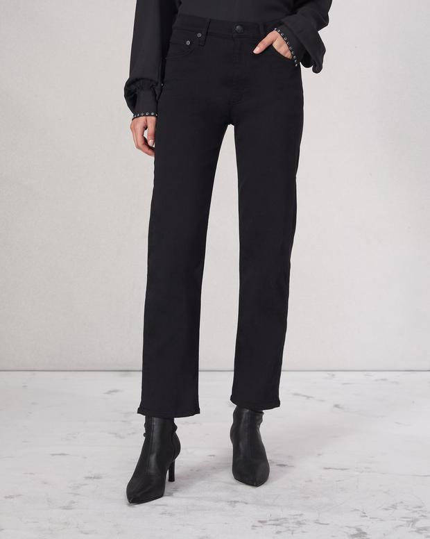 Flexi Harlow Straight Jean - Black | rag & bone Flexi Harlow Straight Jean - Black | rag & bone