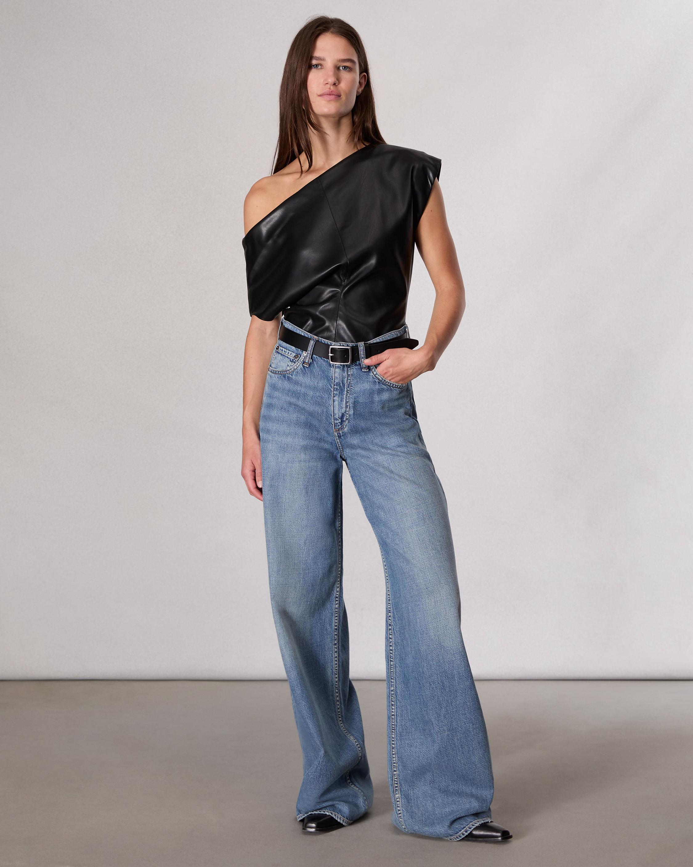 Buy the Featherweight Sofie Wide-Leg Jean | rag & bone UK