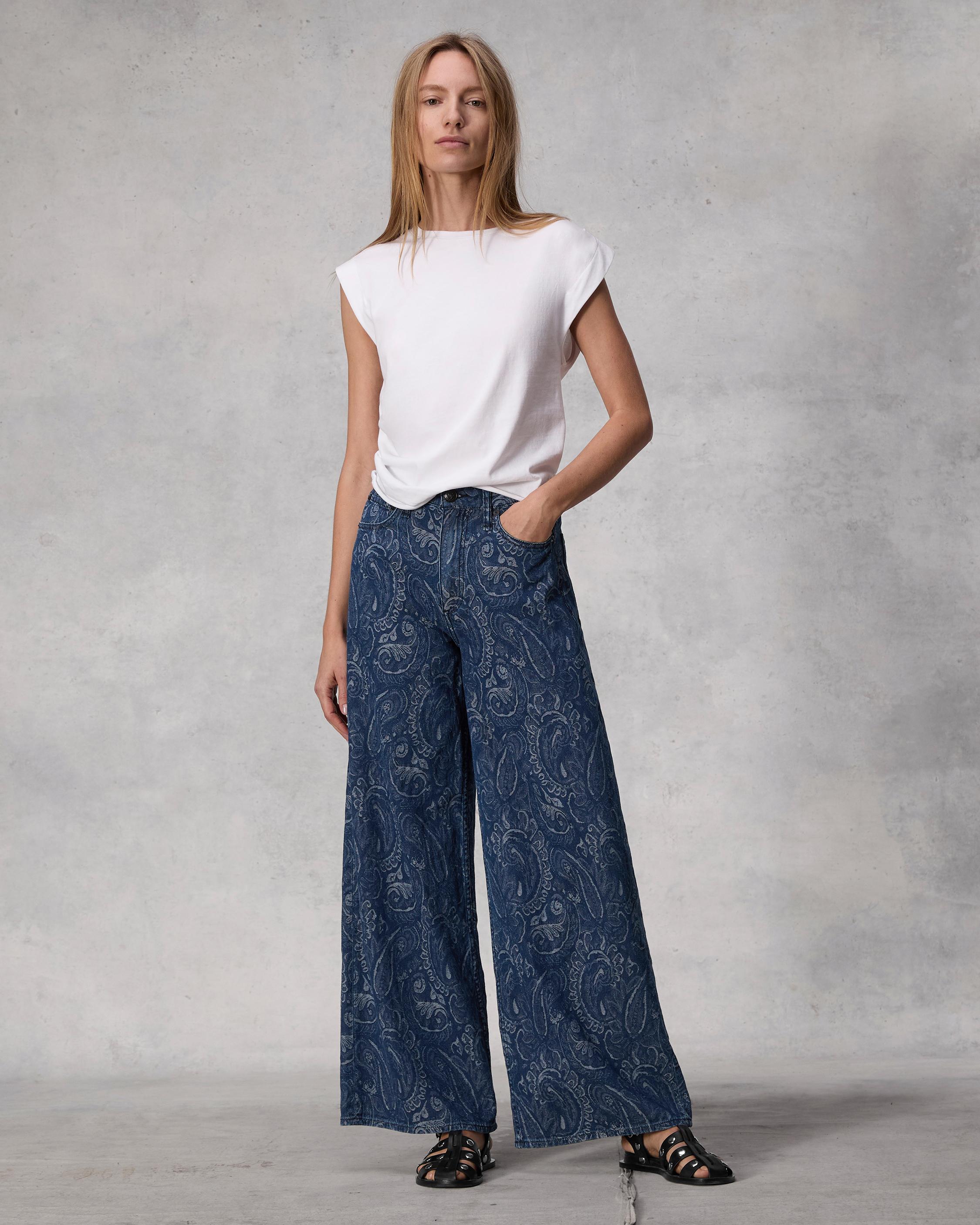 Sofie Ankle Wide-Leg Jean