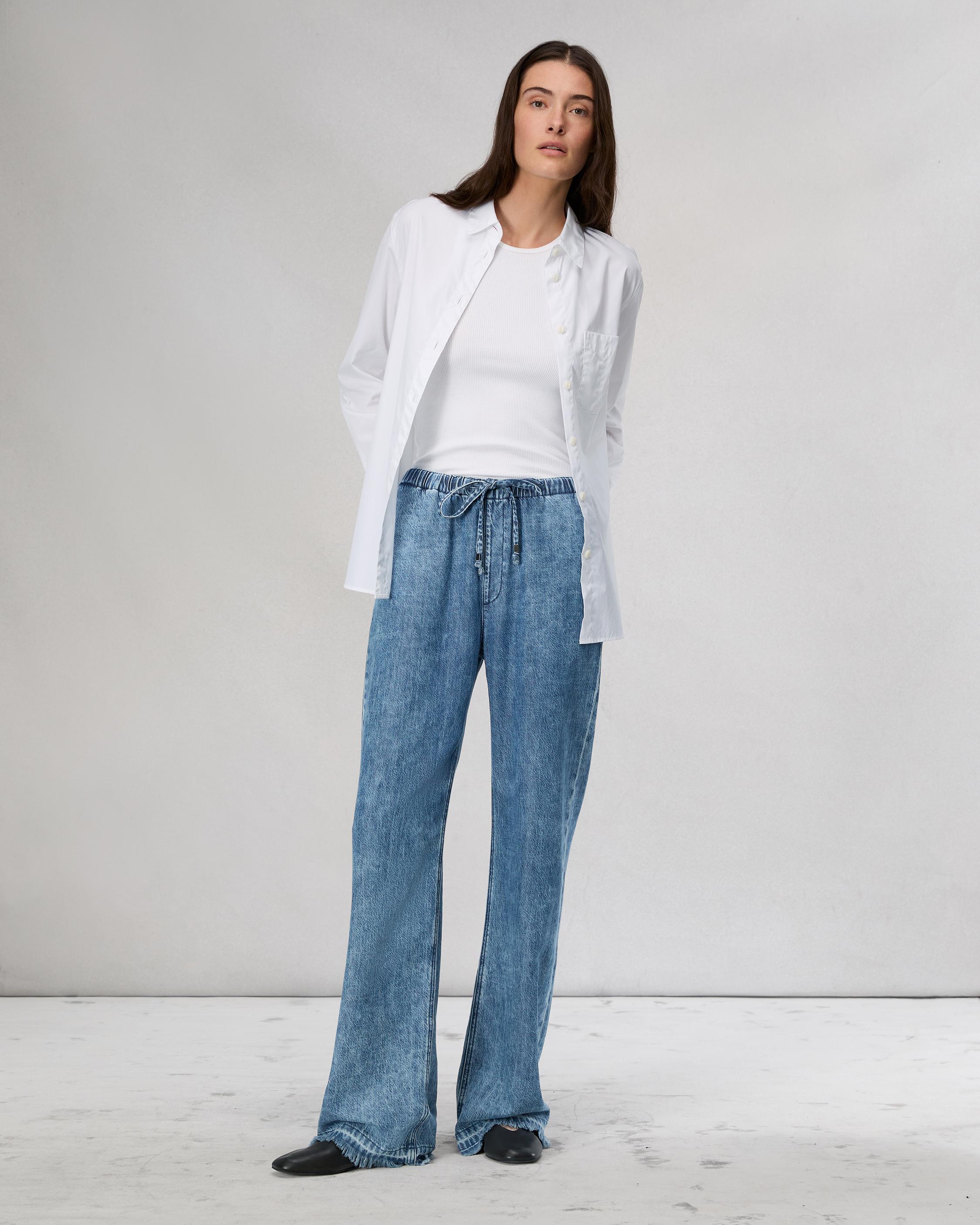 Ultra Featherweight Logan Wide-Leg Jean