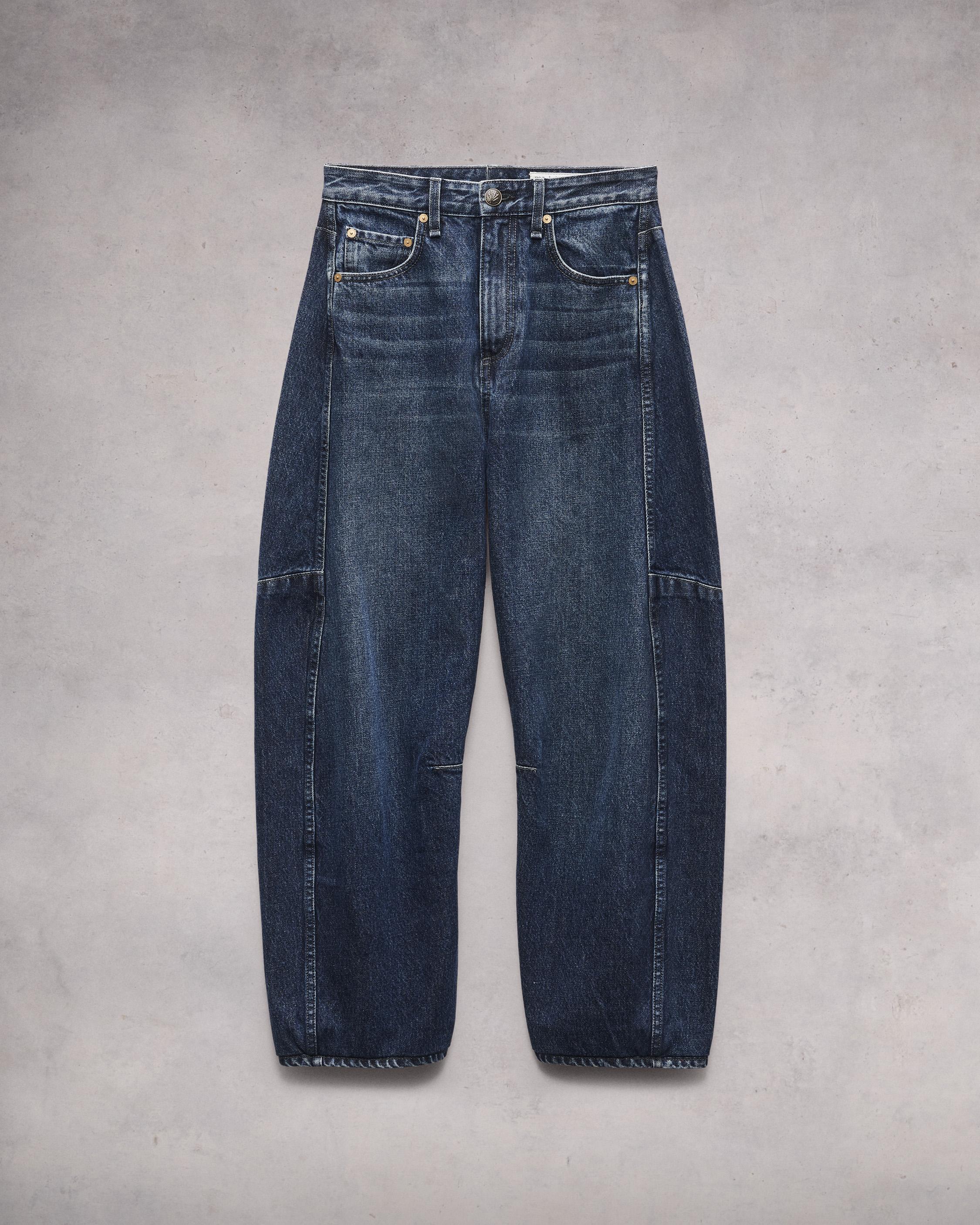 Charlie Ankle Barrel-Leg Jean