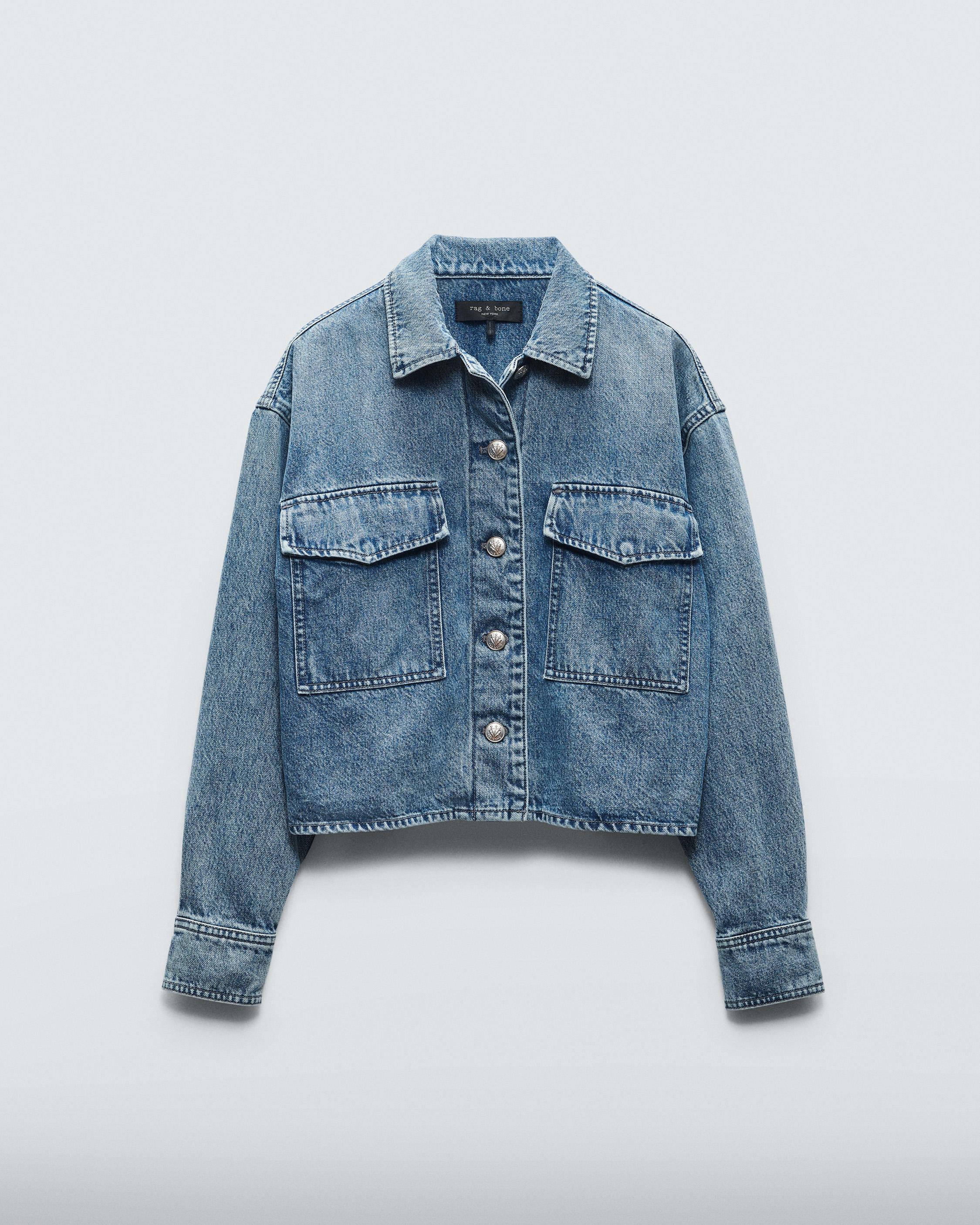 Jaiden Denim Shirt Jacket image number 2