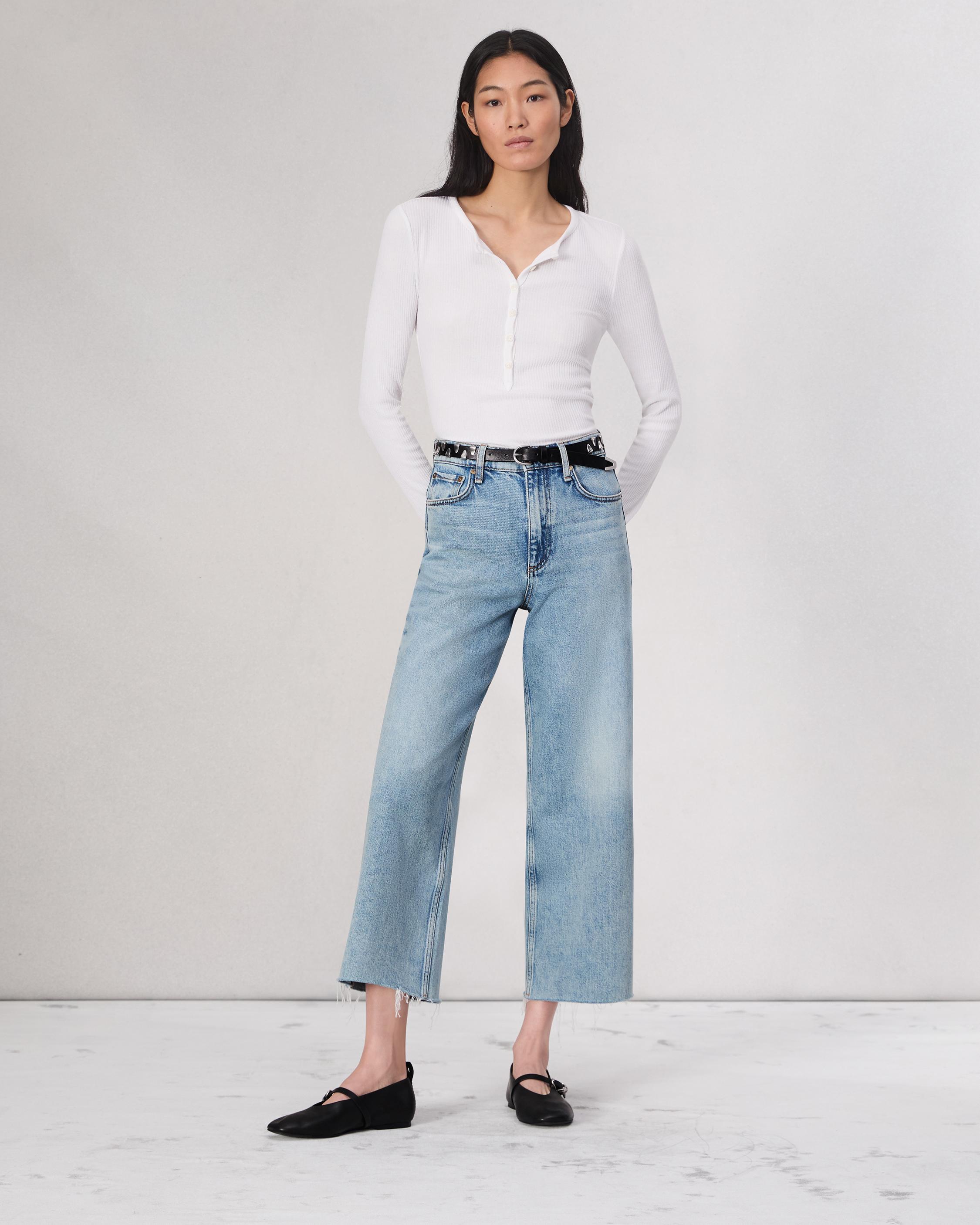 Andi Ankle Wide-Leg Jean