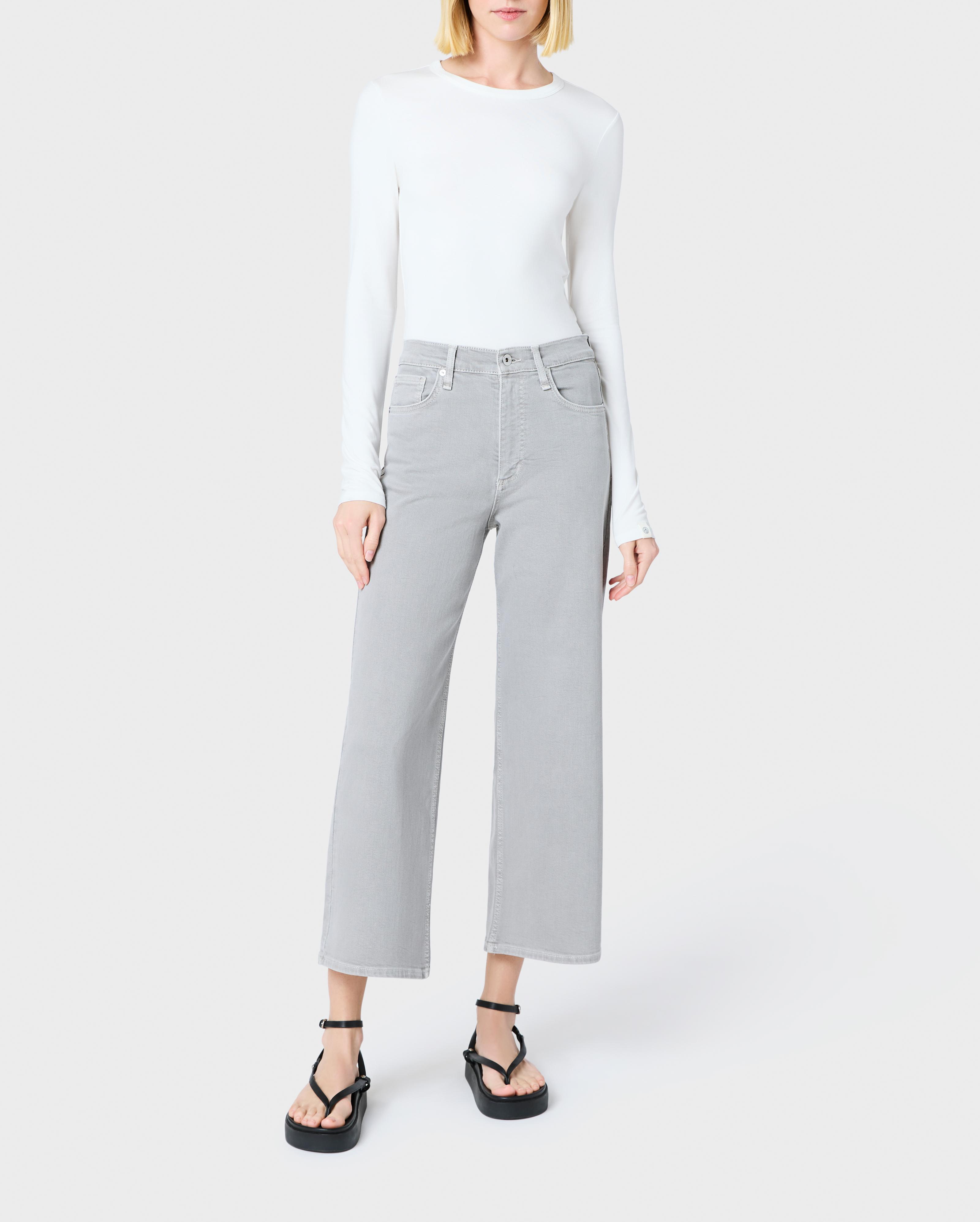 Andi Ankle Wide-Leg - Light Grey | rag & bone