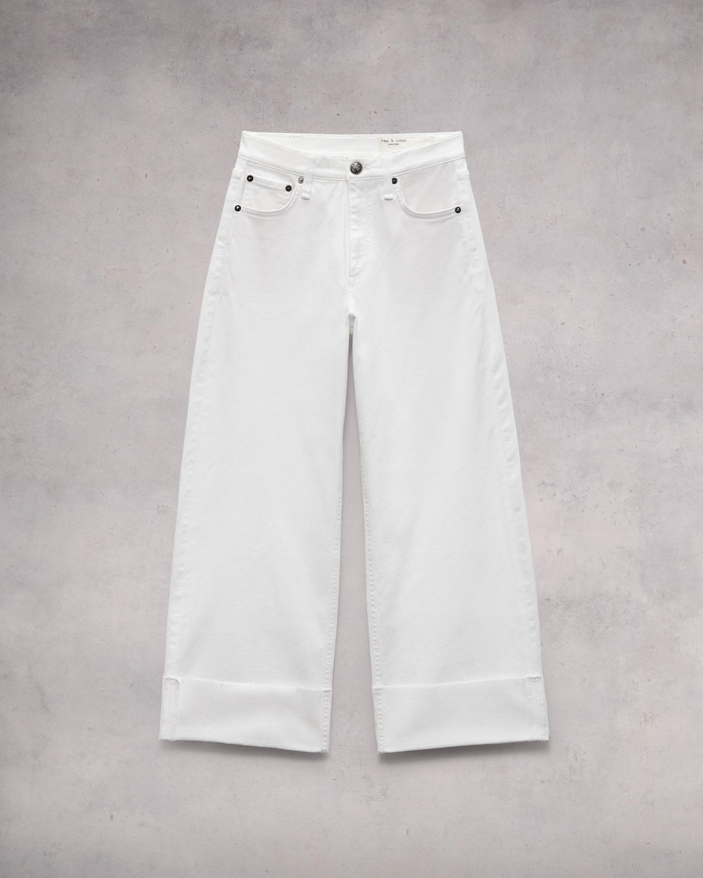 Andy Waistband Detail Wide Leg Jeans