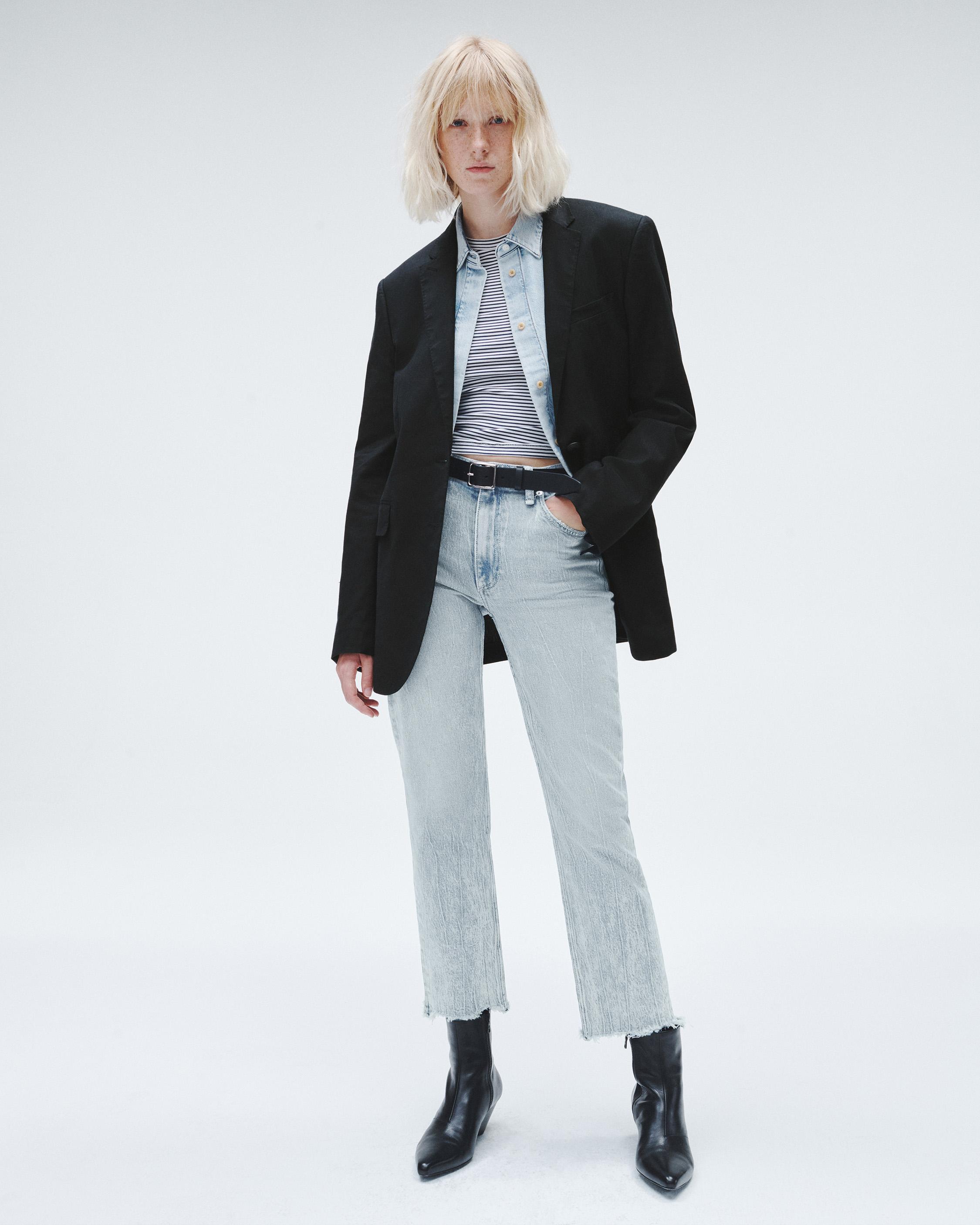 Women's Straight-Leg Jeans in Low to High Rise