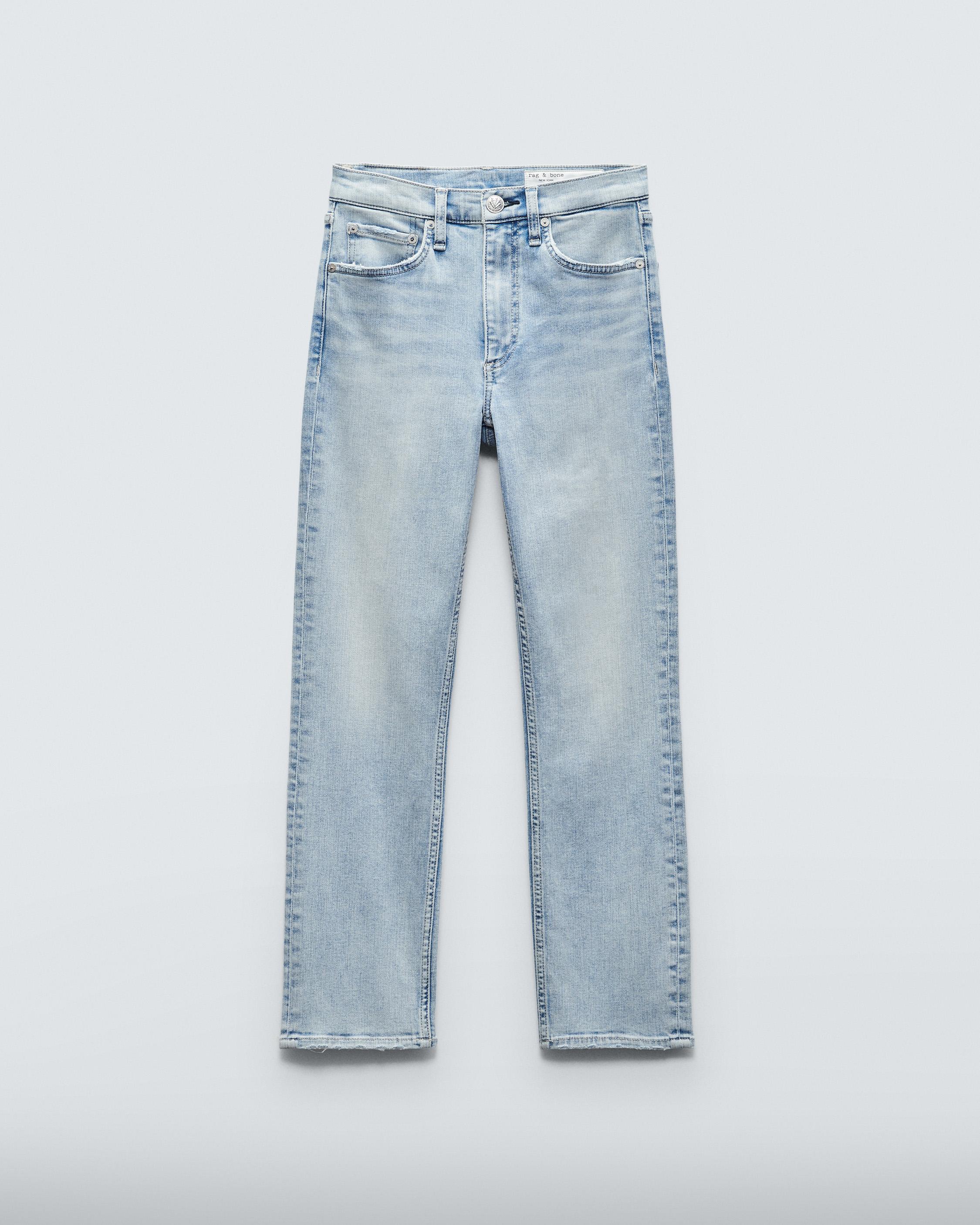 H&M Feather Soft Low Jeggings  Mid rise jeans, Blue denim pants