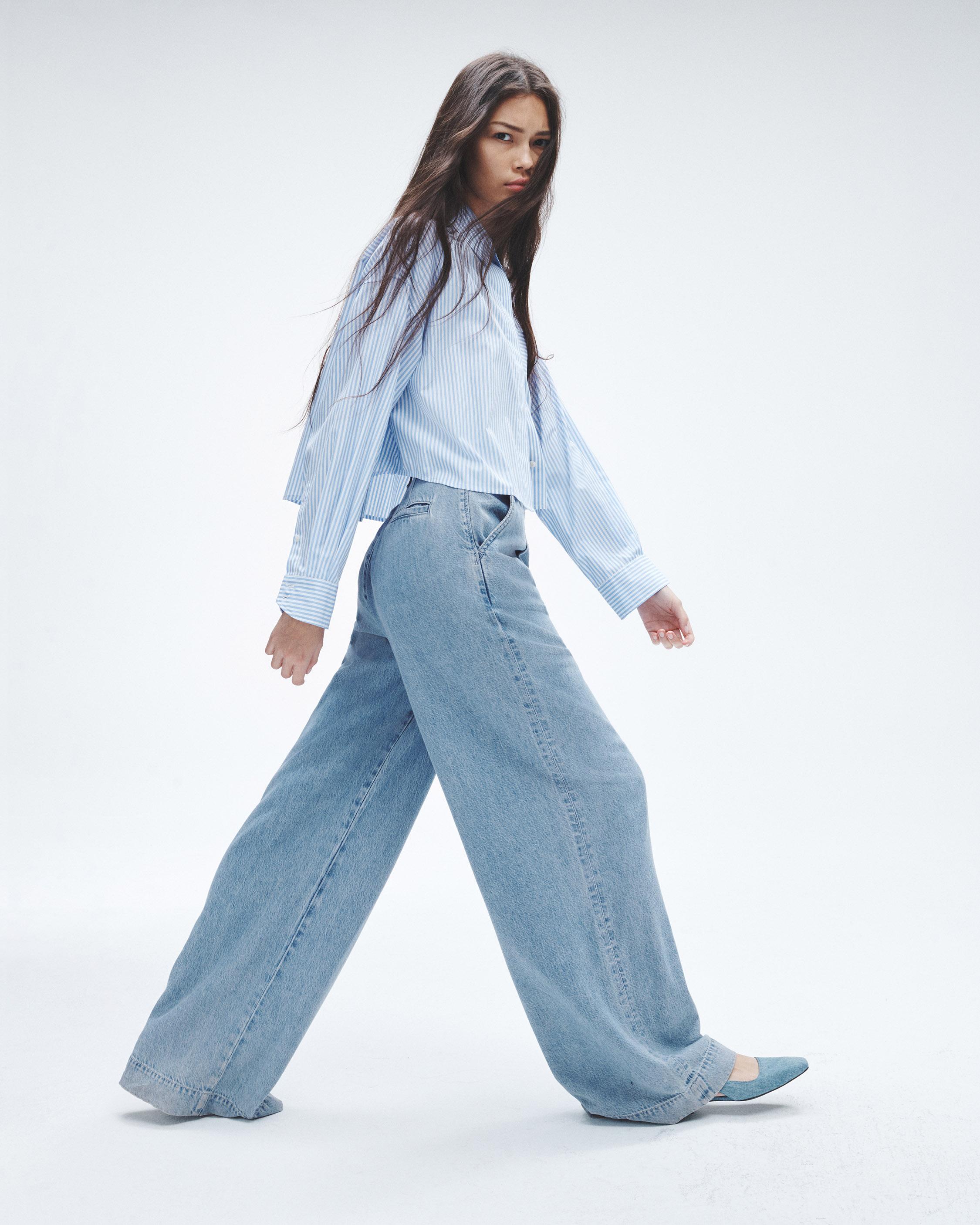 【関税込み】rag & bone ブルー Featherweight Abigale ジーンズ Rag & Bone Blue Featherweight Abigale Jeans - Jeans