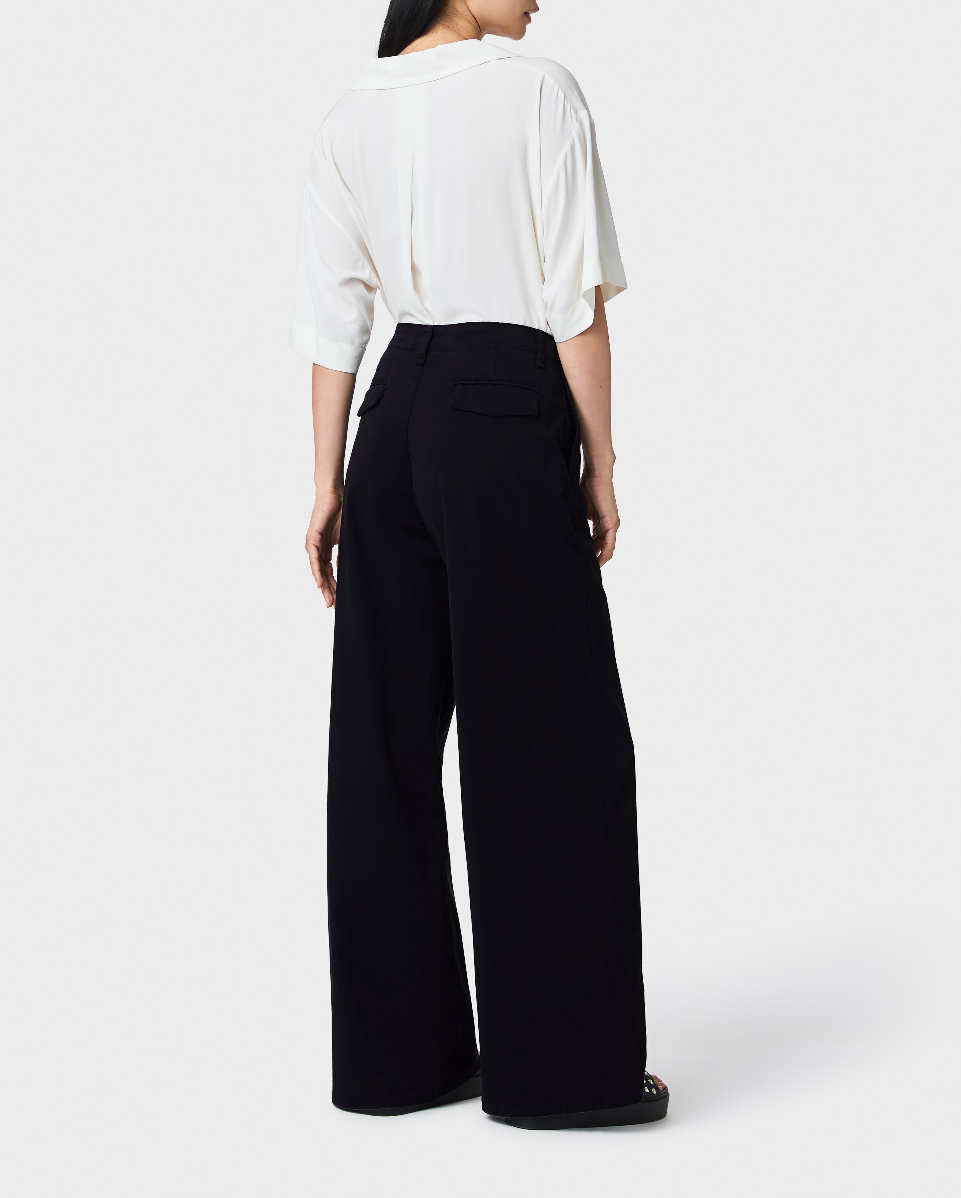 Sofie Wide-Leg Cotton Chino image number 3