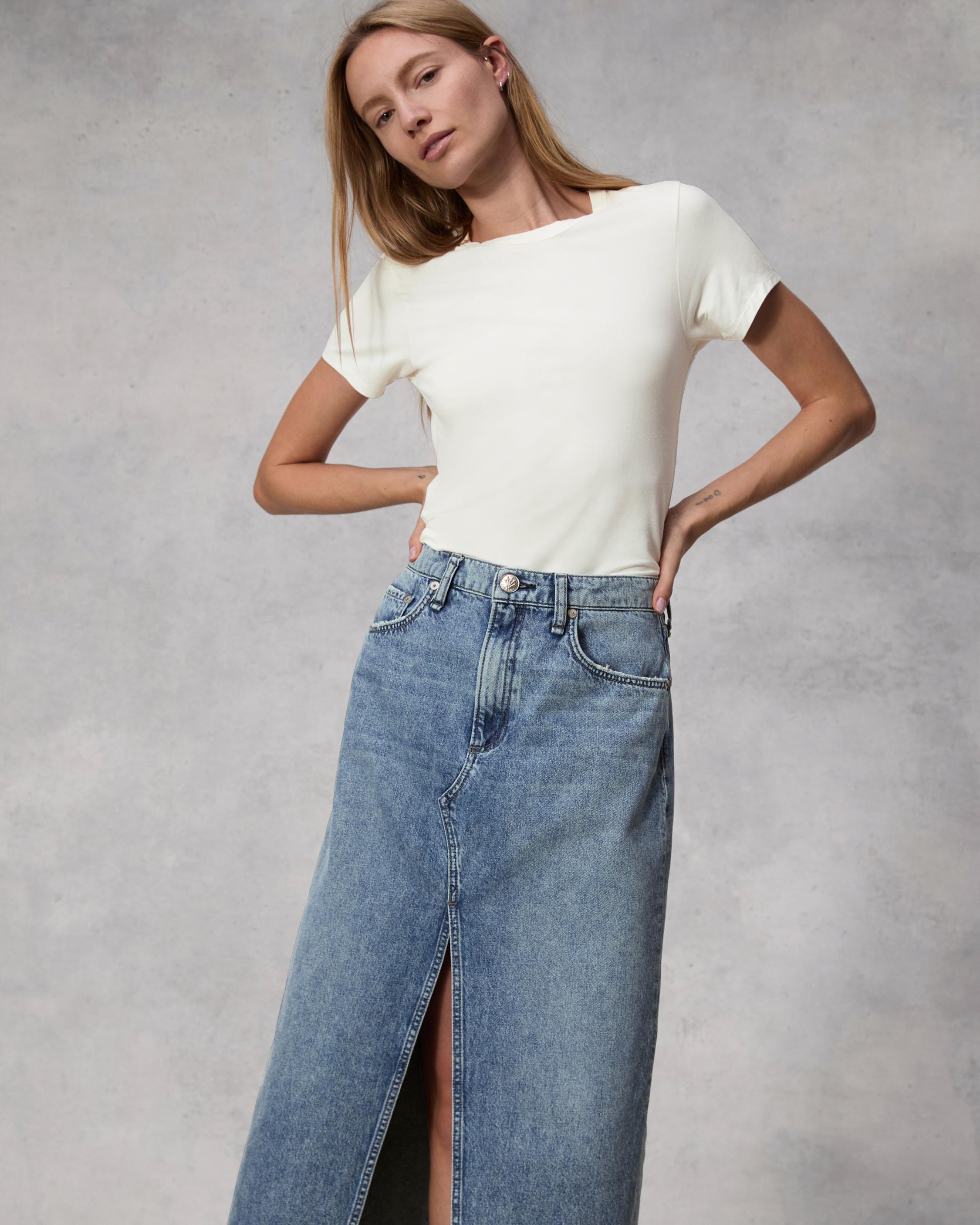 Clara Denim Skirt - Elle | rag & bone