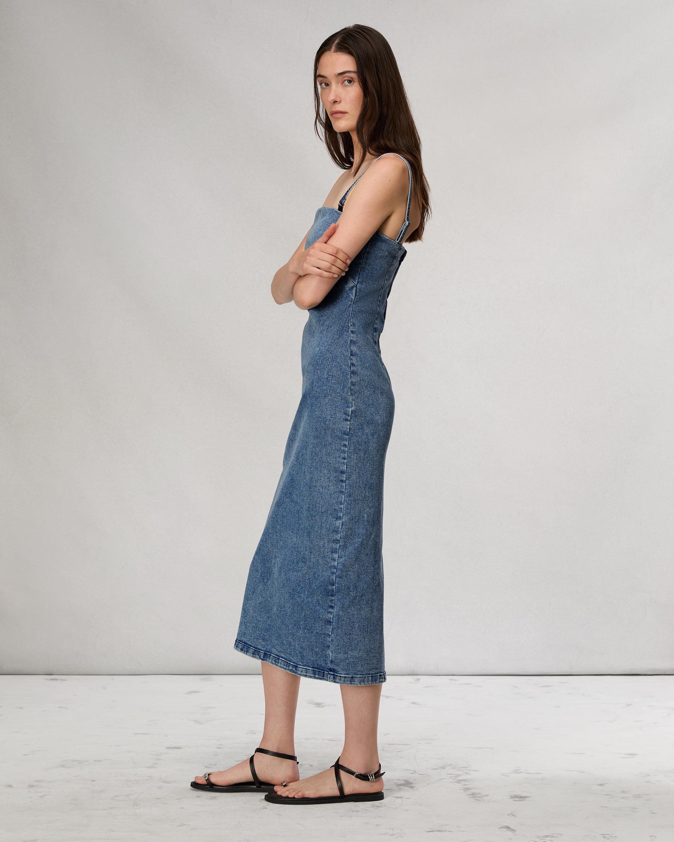 Jasmine Denim Dress Elle rag bone