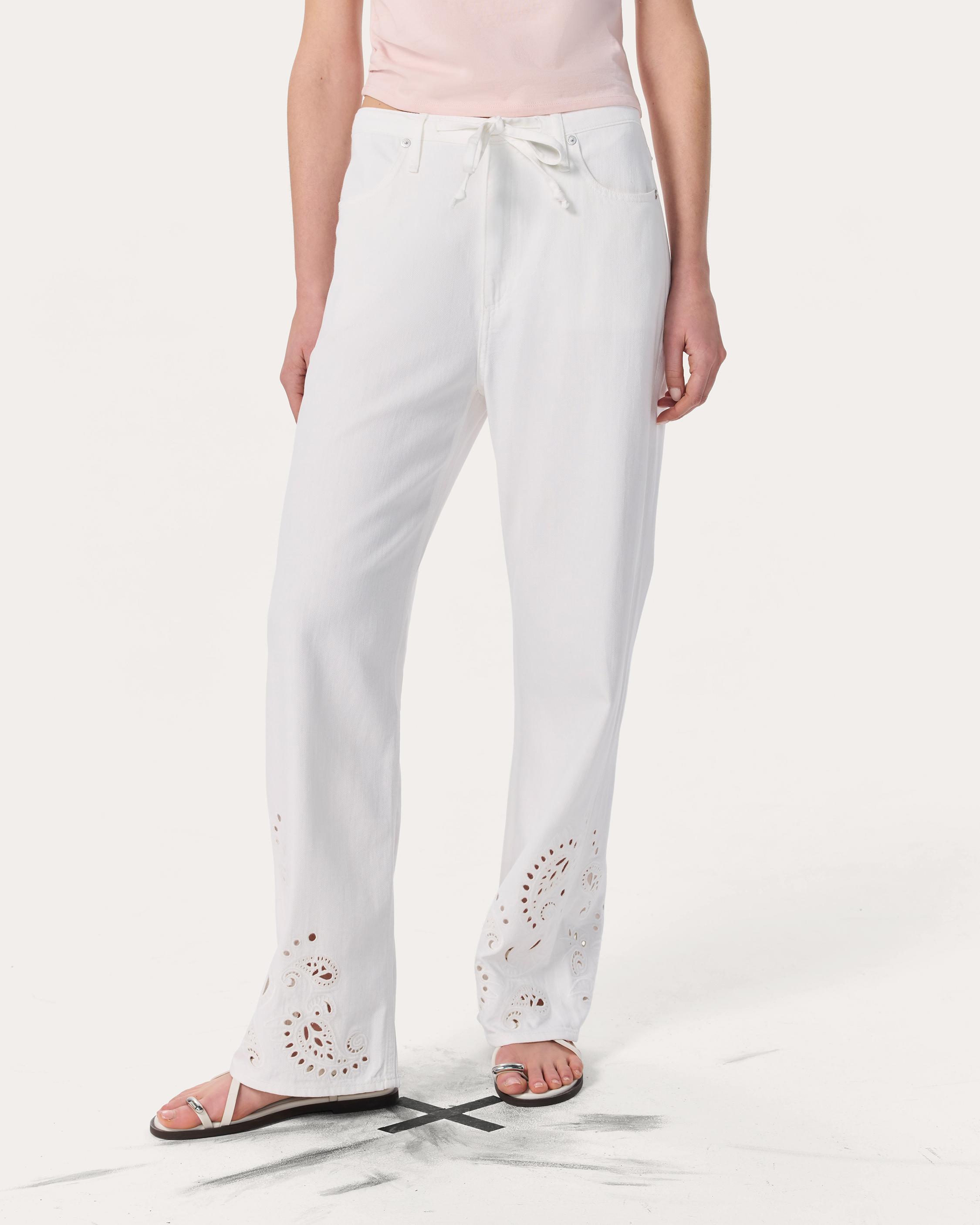 Phoebe Denim Beach Pants image number 3