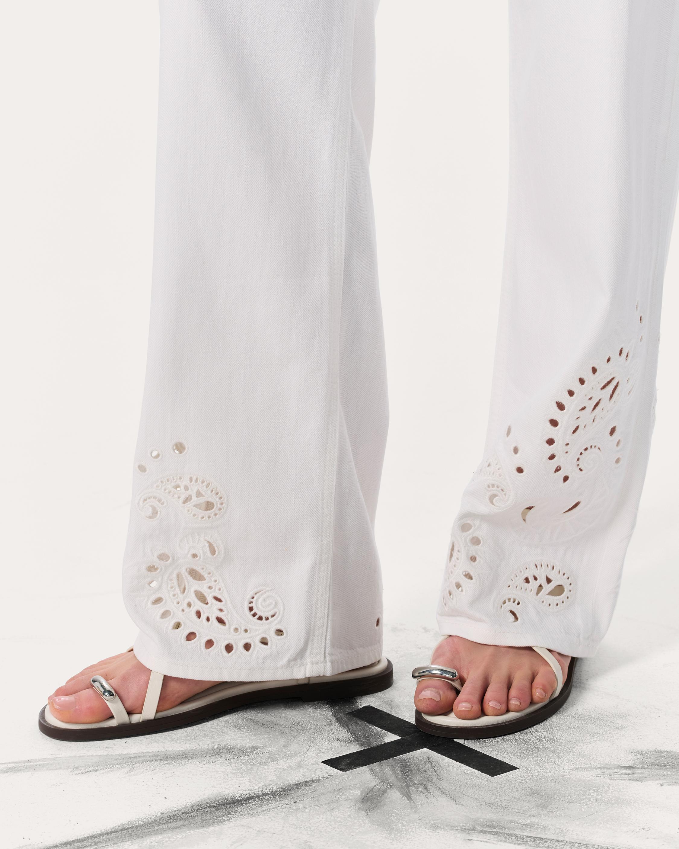 Phoebe Denim Beach Pants image number 4