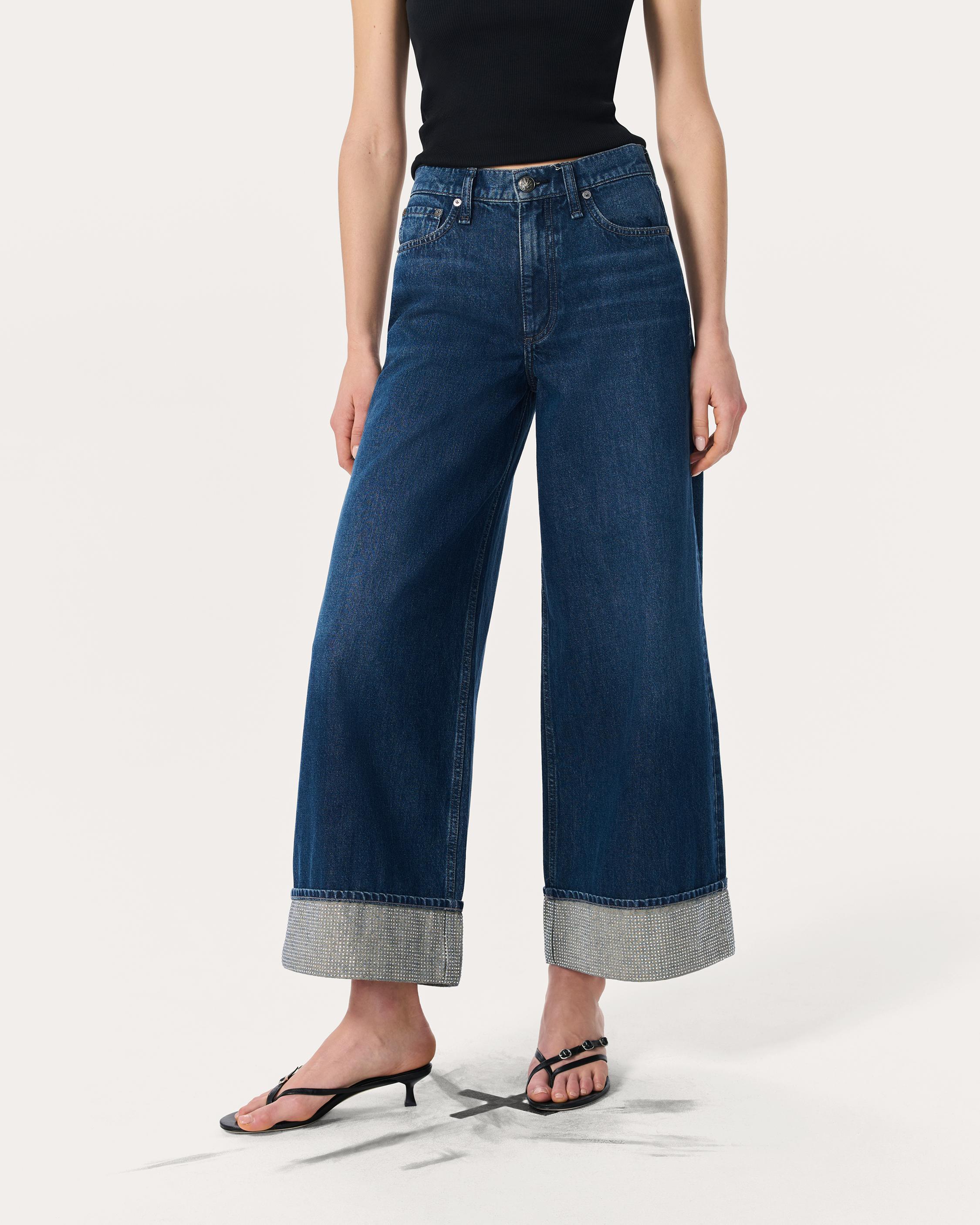 Sofie Ankle Wide-Leg Jeans image number 3