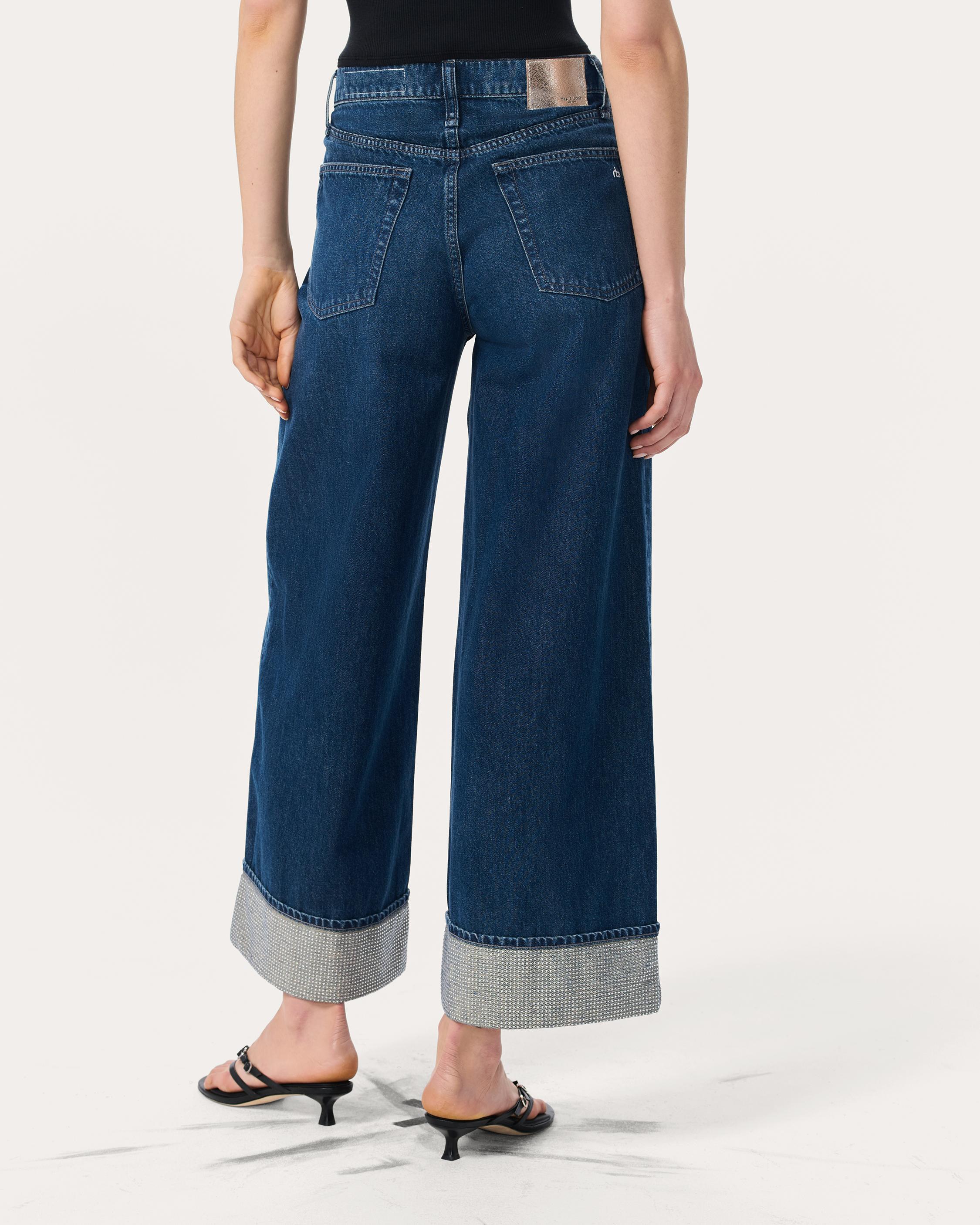 Sofie Ankle Wide-Leg Jeans image number 7