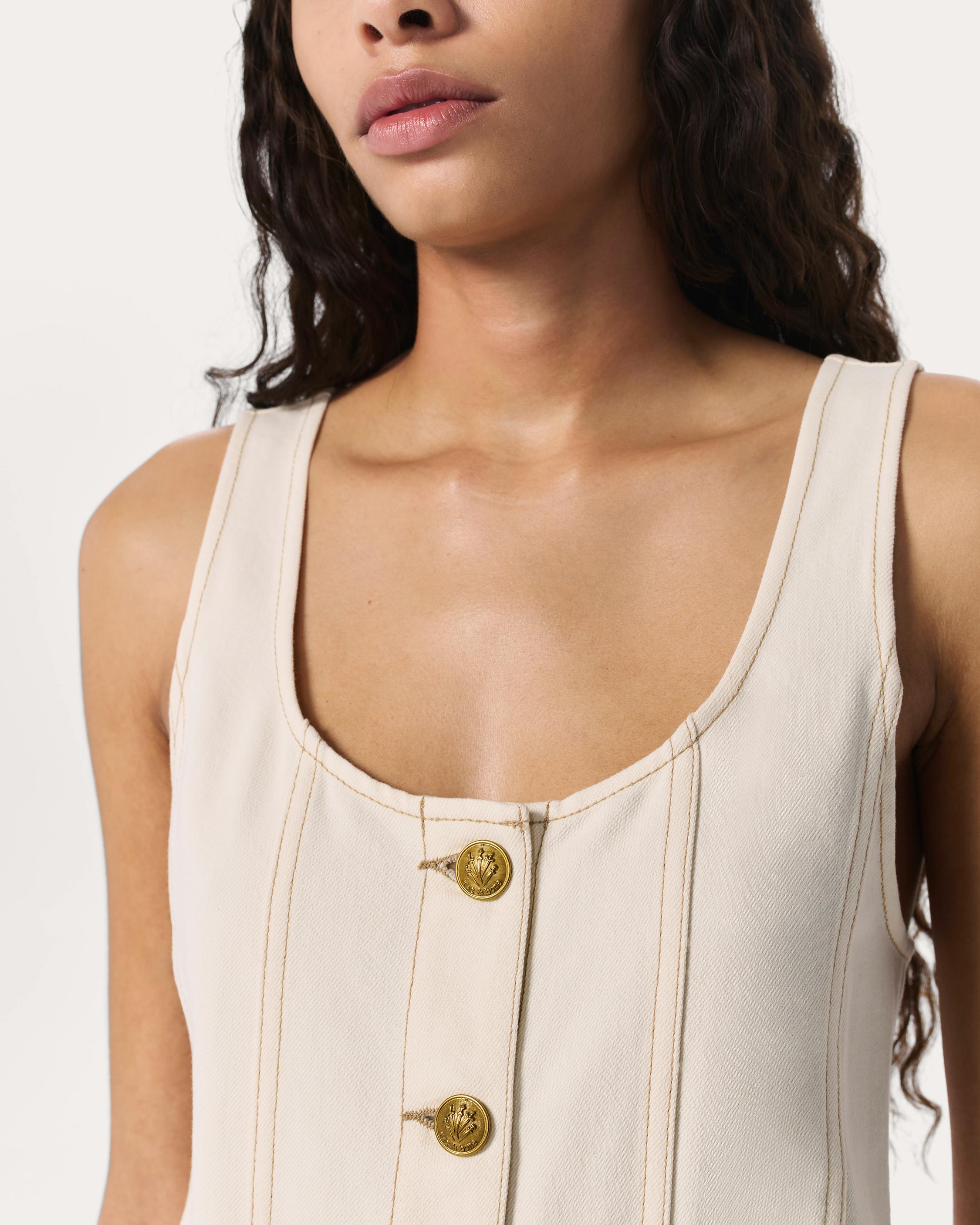 Laney Denim Dress - image 4
