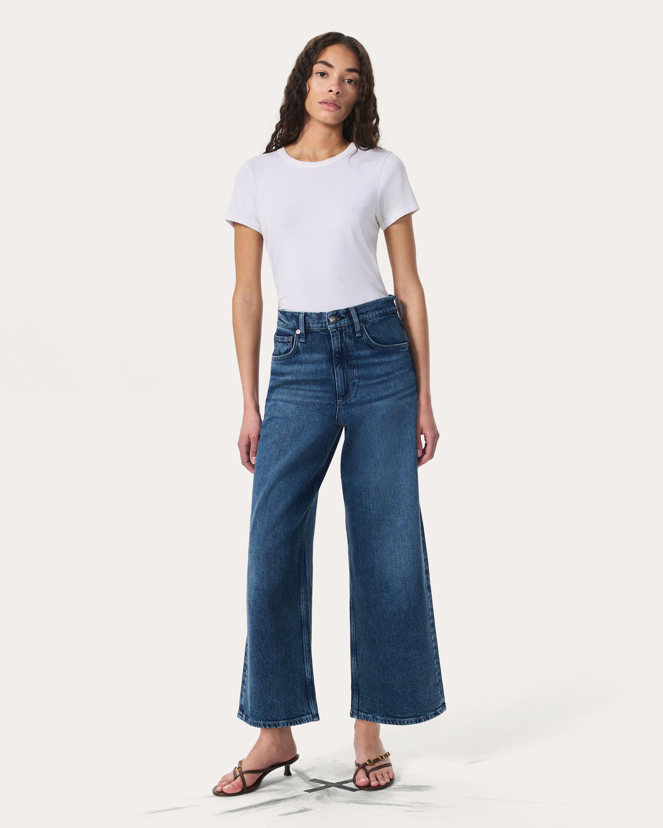 Buy the Andi Ankle Wide-Leg Jeans | rag & bone UK