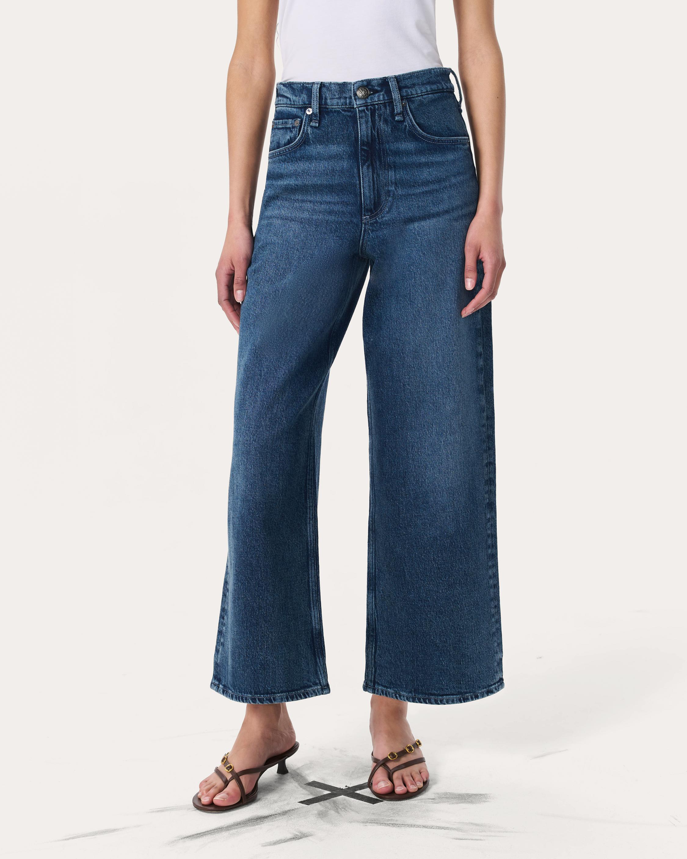 Andi Ankle Wide-Leg Jeans image number 3