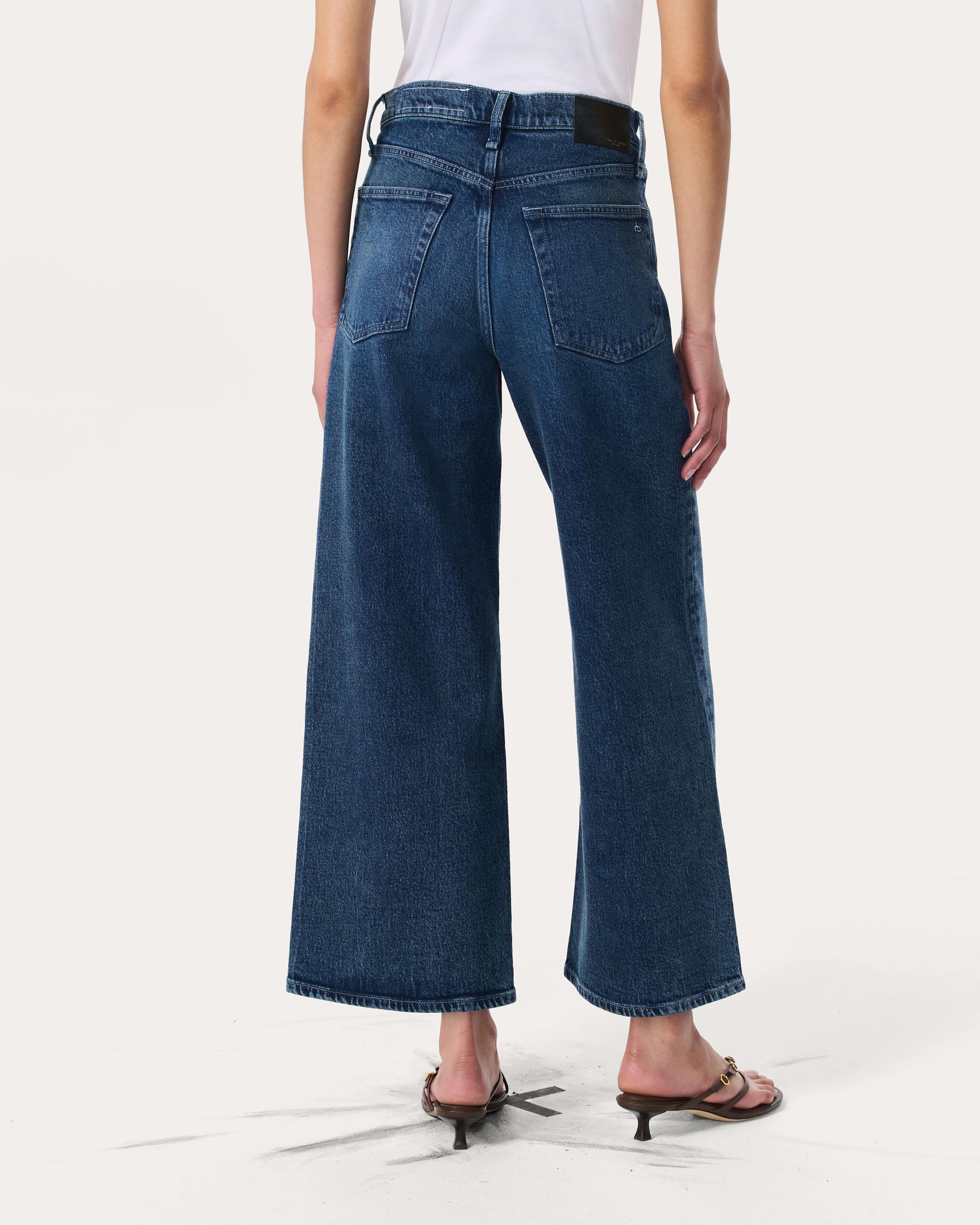 Andi Ankle Wide-Leg Jeans image number 6