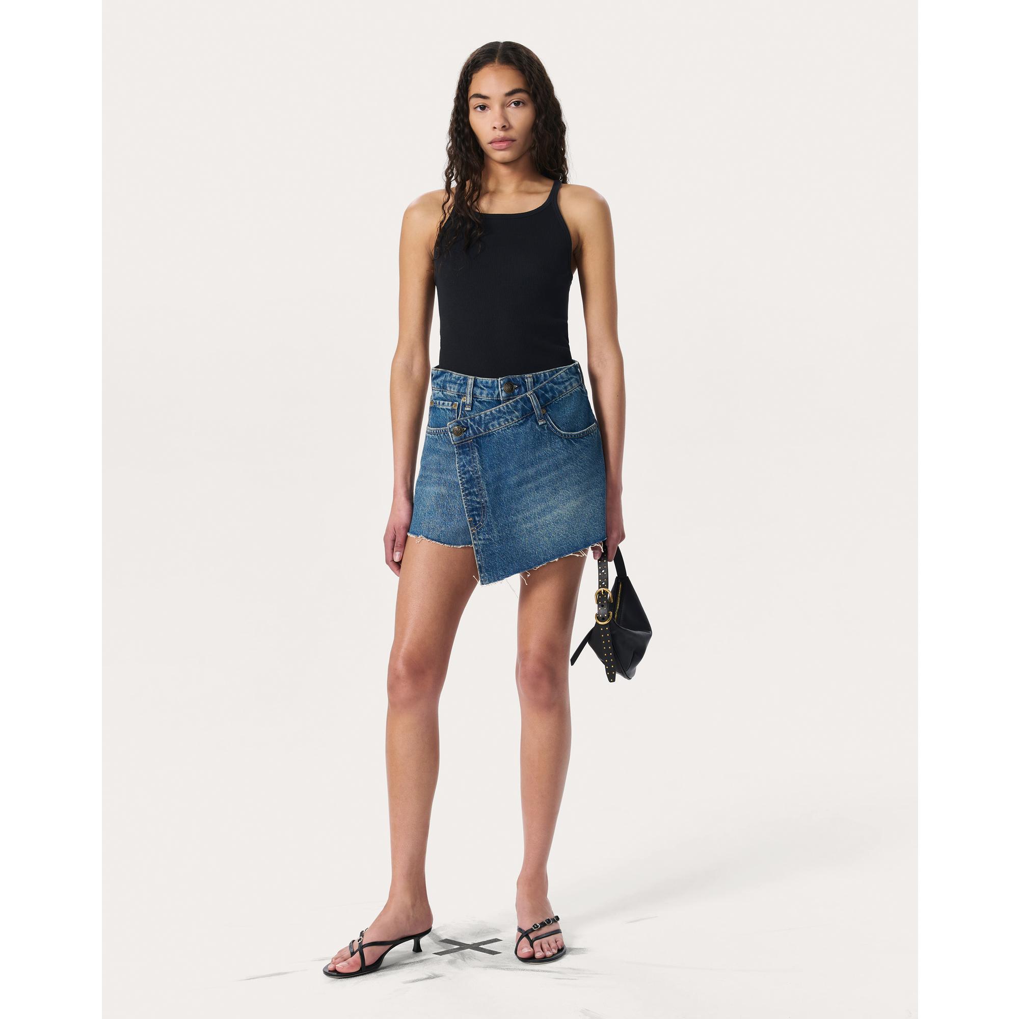 Belina Denim Mini Skort