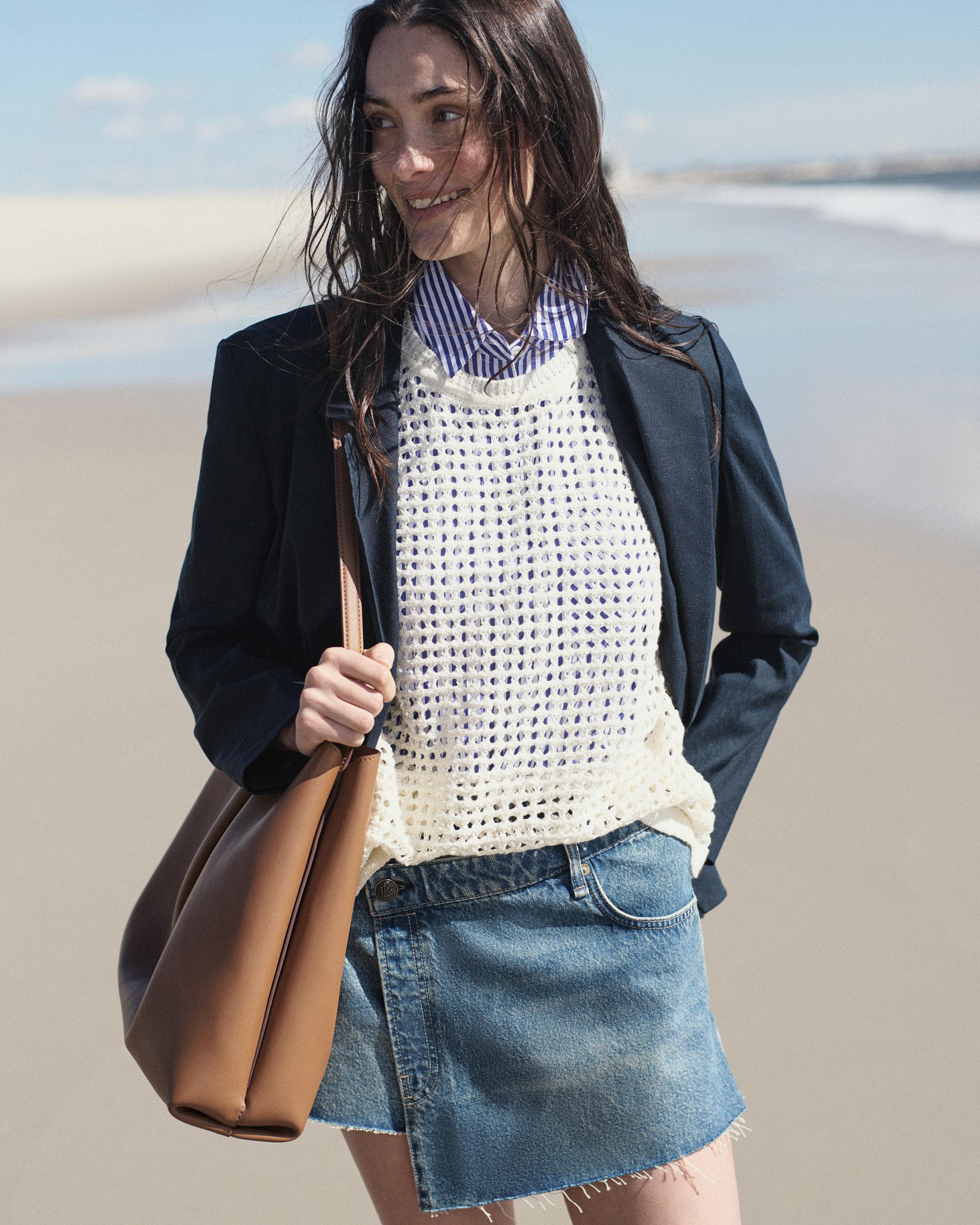 Belina Denim Mini Skort image number 7