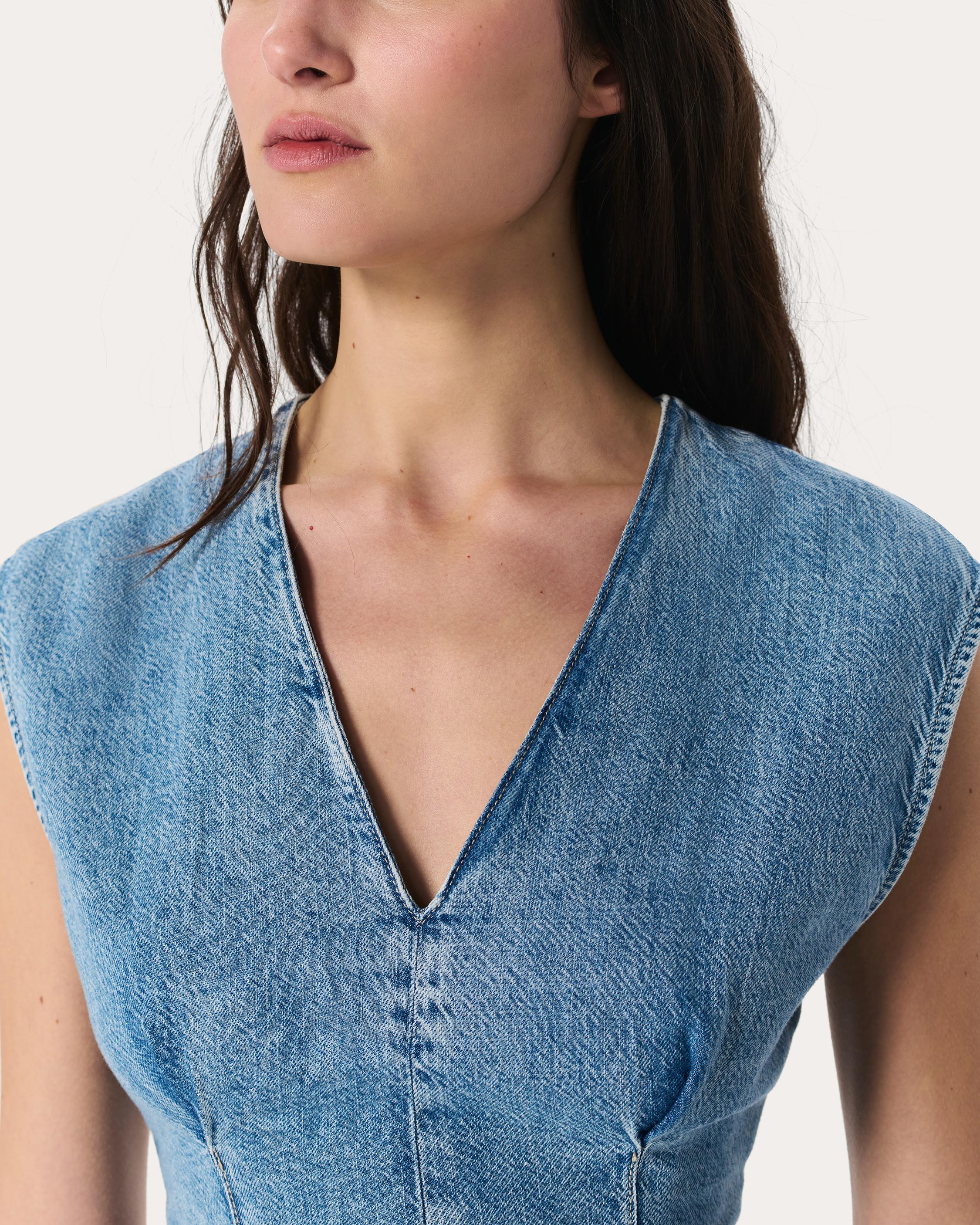 Ava Denim Top image number 4