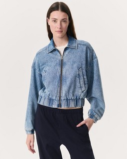 Featherweight Lara Denim Jacket - Chime | rag & bone Featherweight Lara Denim Jacket - Chime | rag & bone