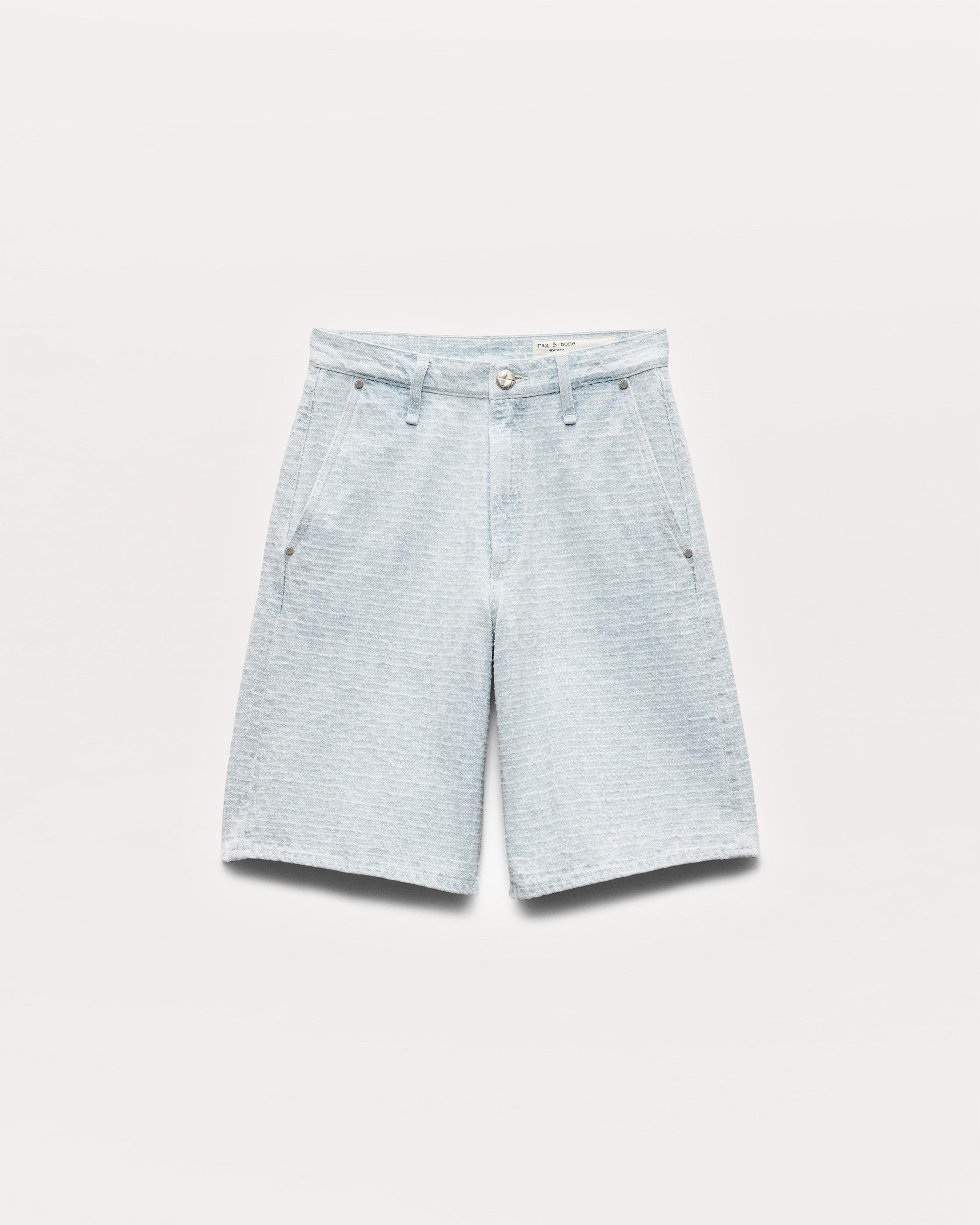 Tailored McKenna Textured Denim Shorts - image 2