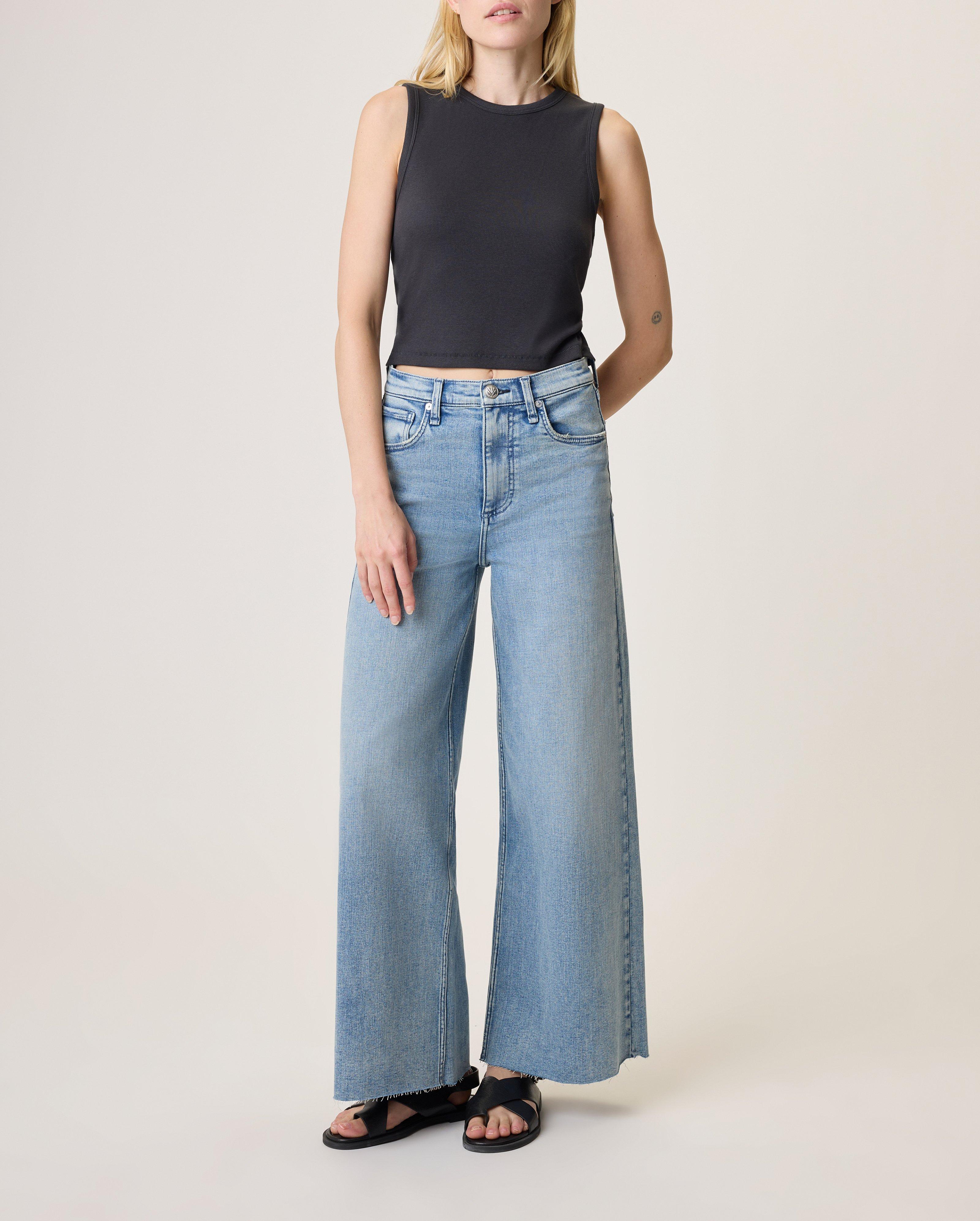 Serena Ankle Wide Leg Jeans image number 1