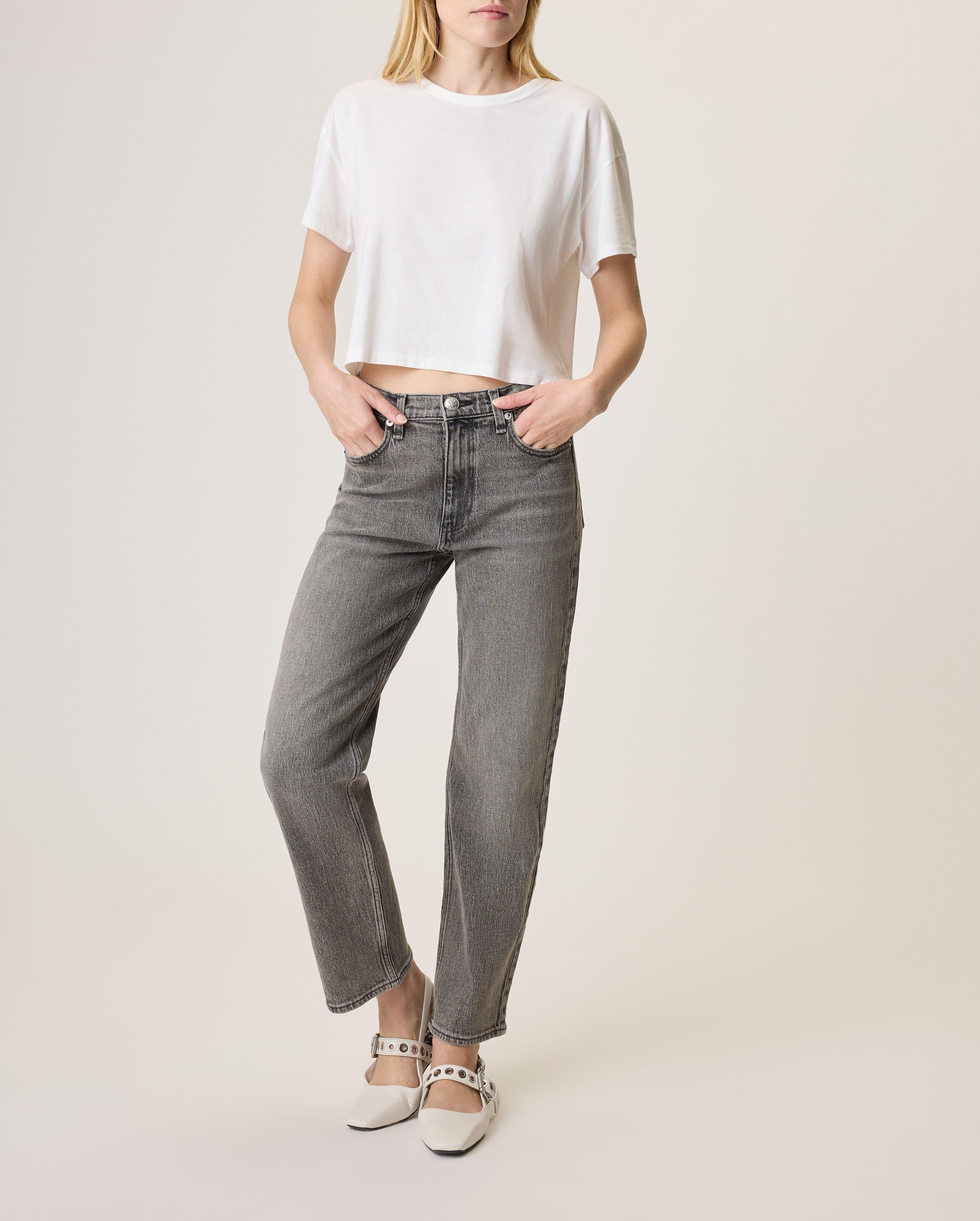 Hattie Ankle Straight Jeans image number 1