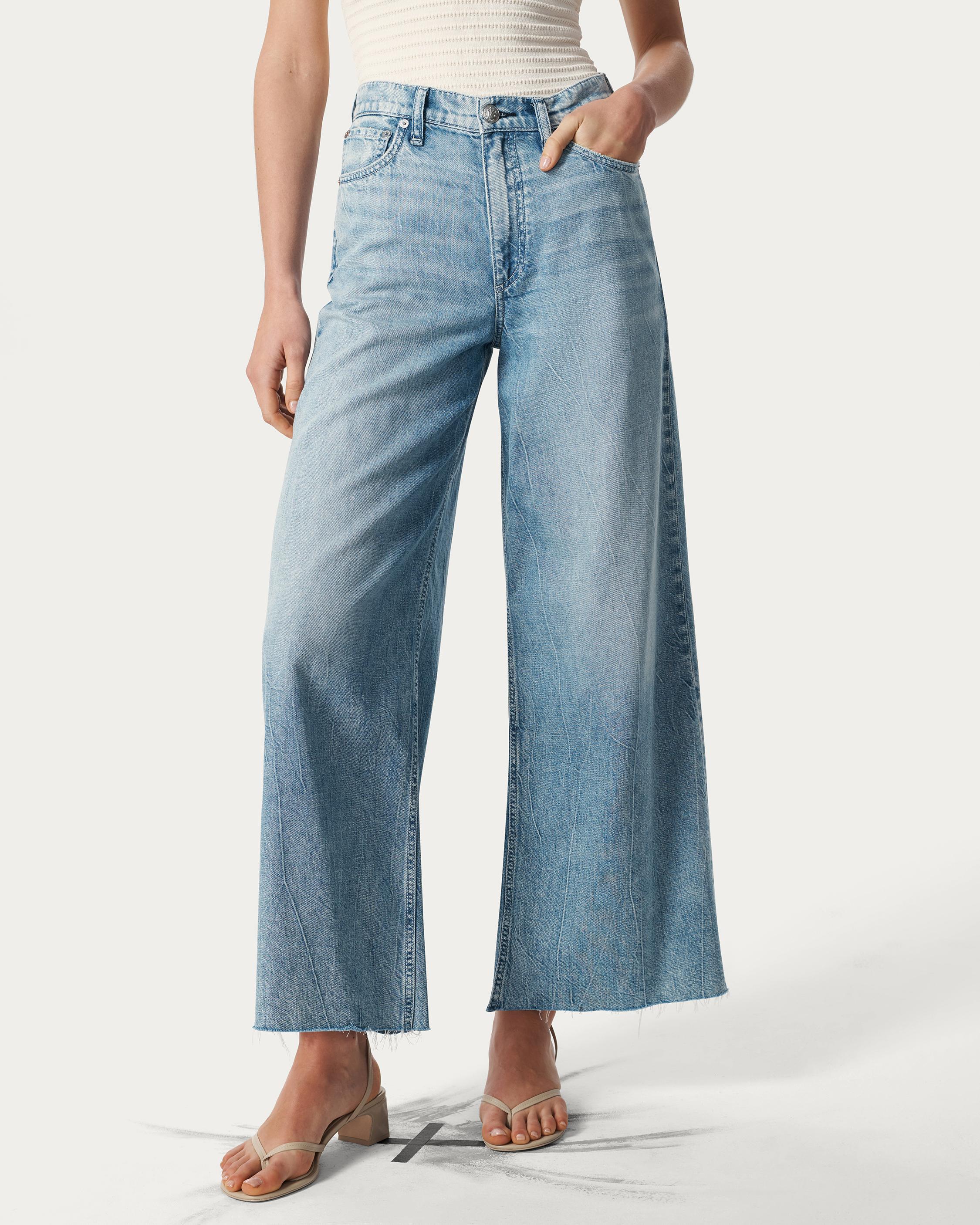 Sofie Ankle Wide-Leg Jeans image number 3