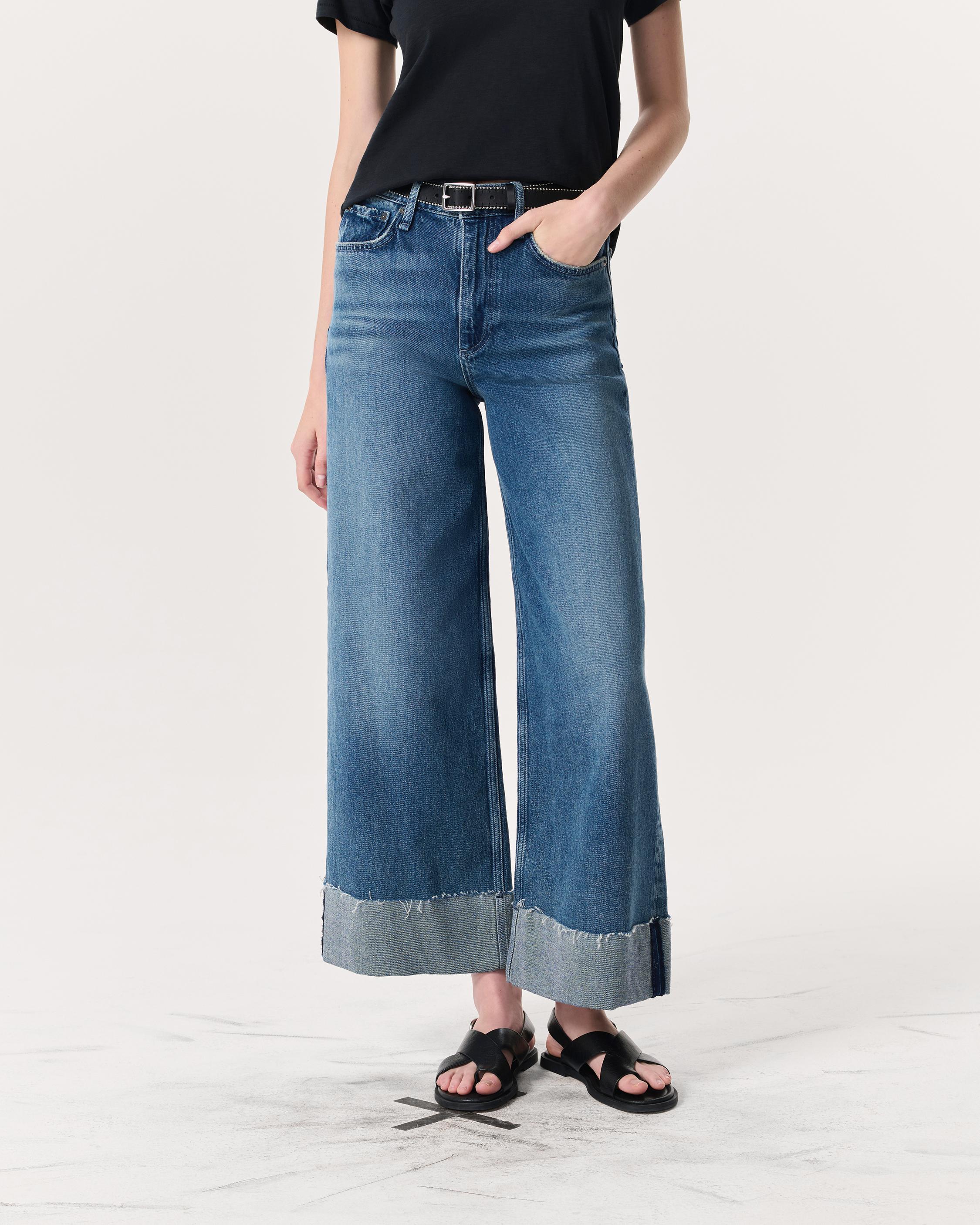 Sofie Ankle-Length Wide-Leg Jeans - image 3