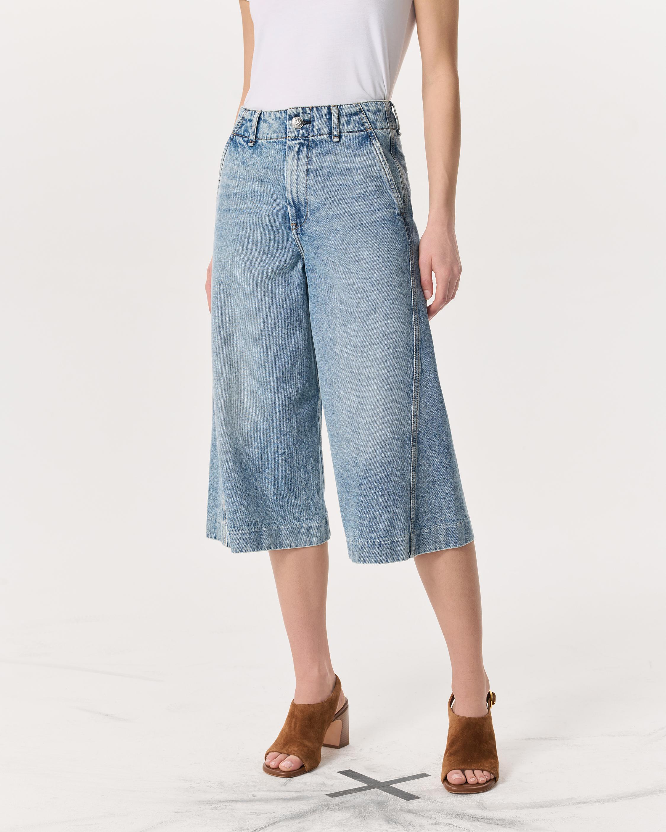 Tailored Jamie Denim Culotte - image 3