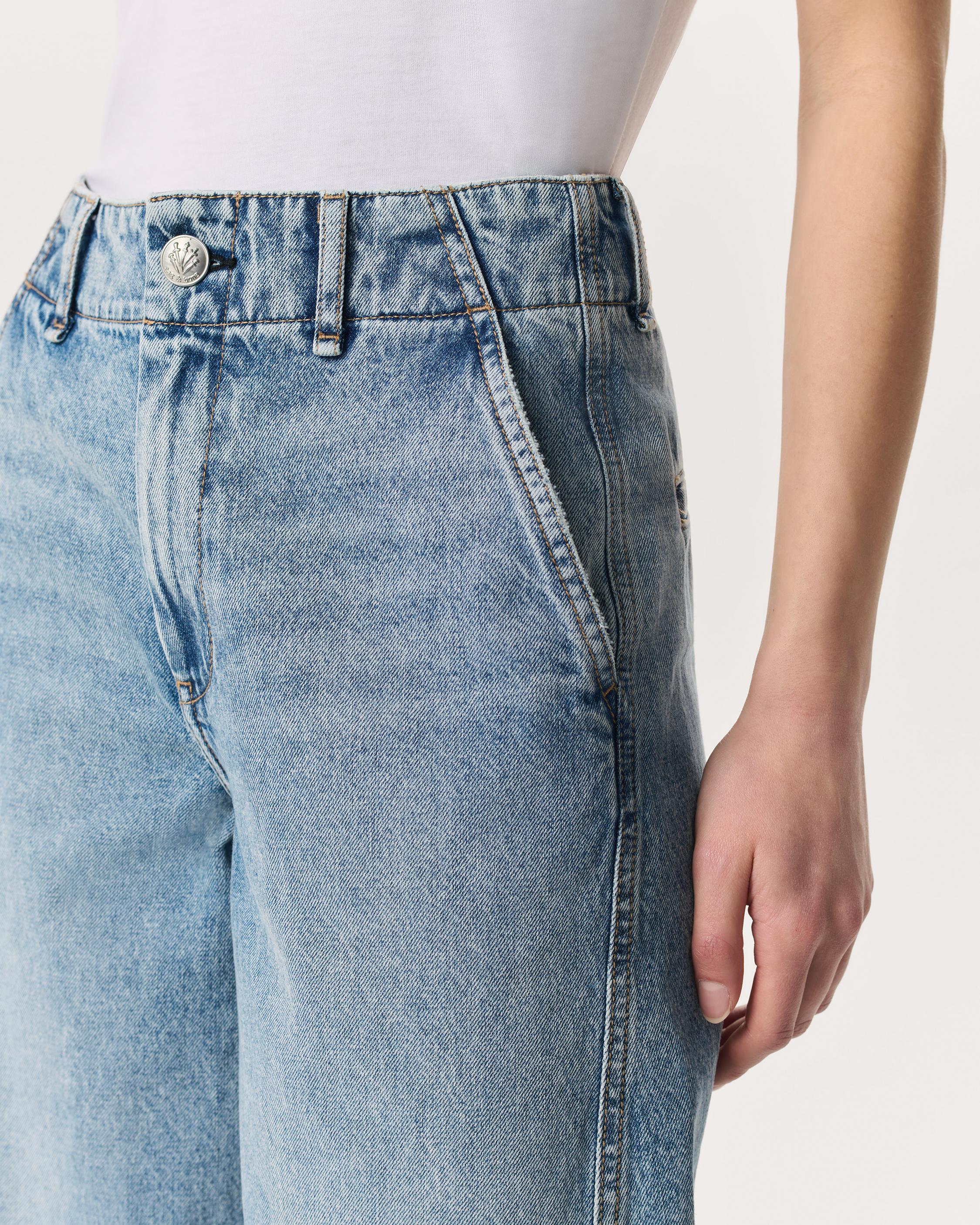 Tailored Jamie Denim Culotte - image 4