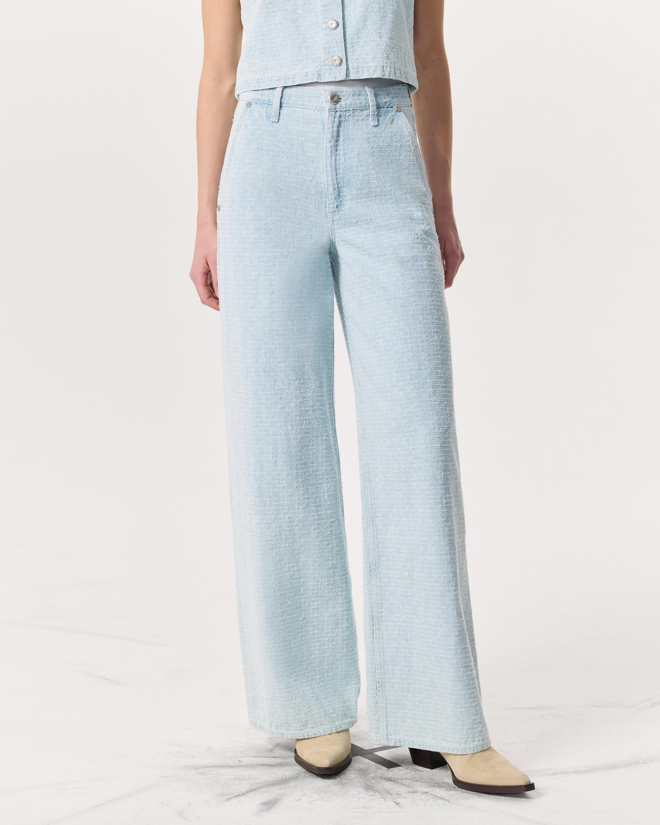 Tailored Sofie Textured Wide-Leg Jeans - image 3