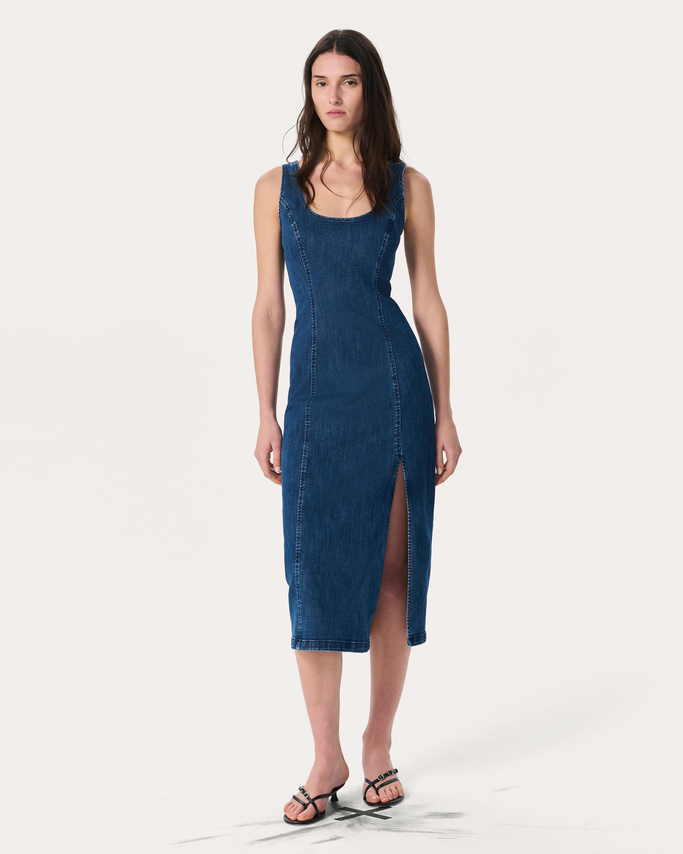 Athena Denim Dress image number 1