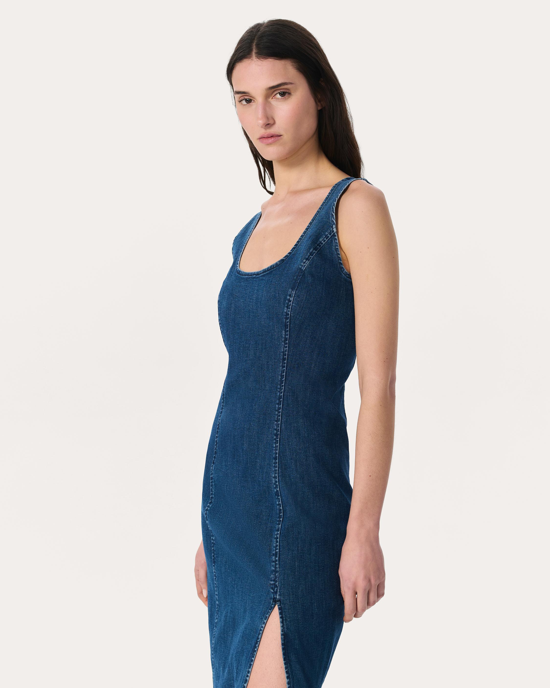 Athena Denim Dress - image 3