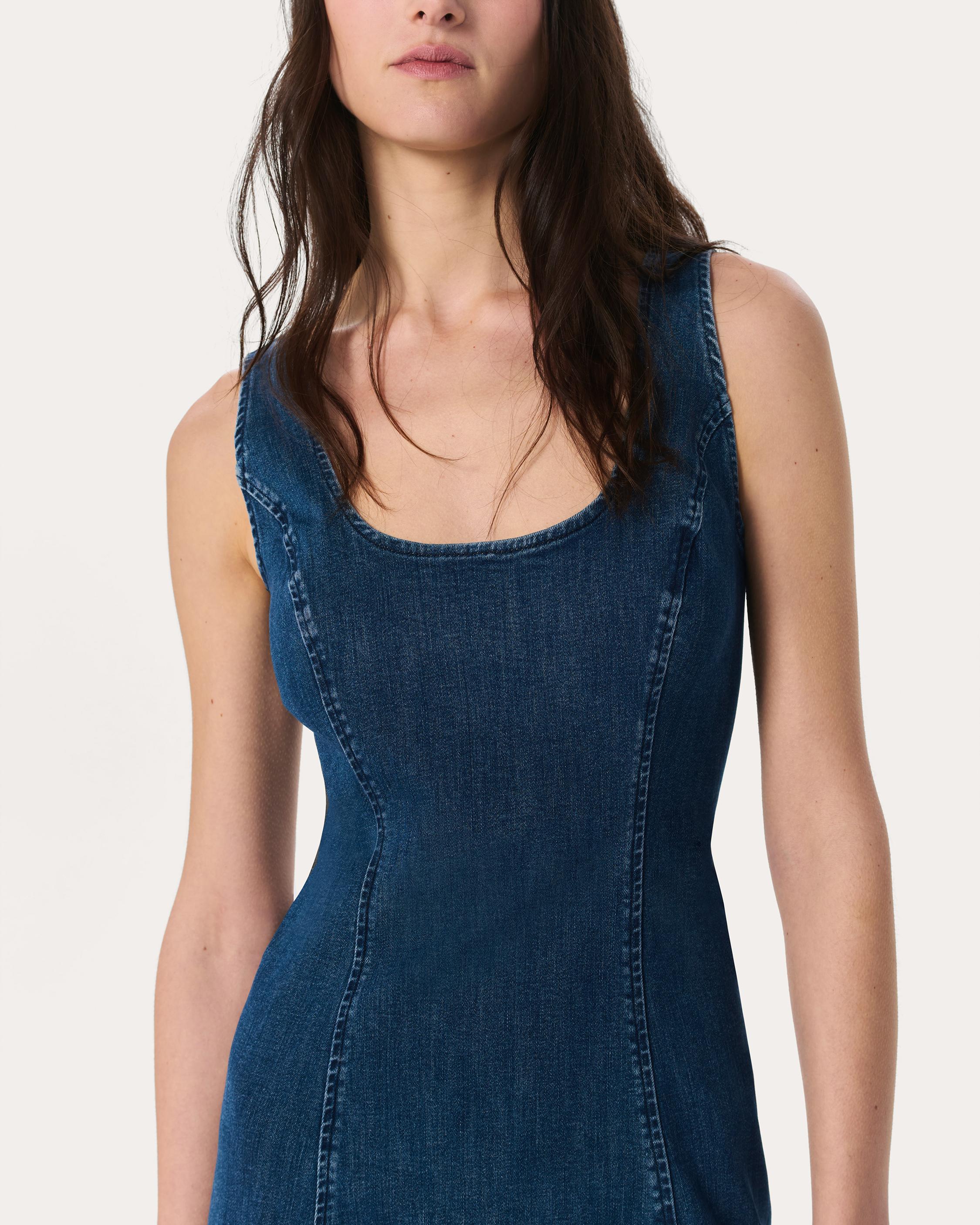 Athena Denim Dress - image 4