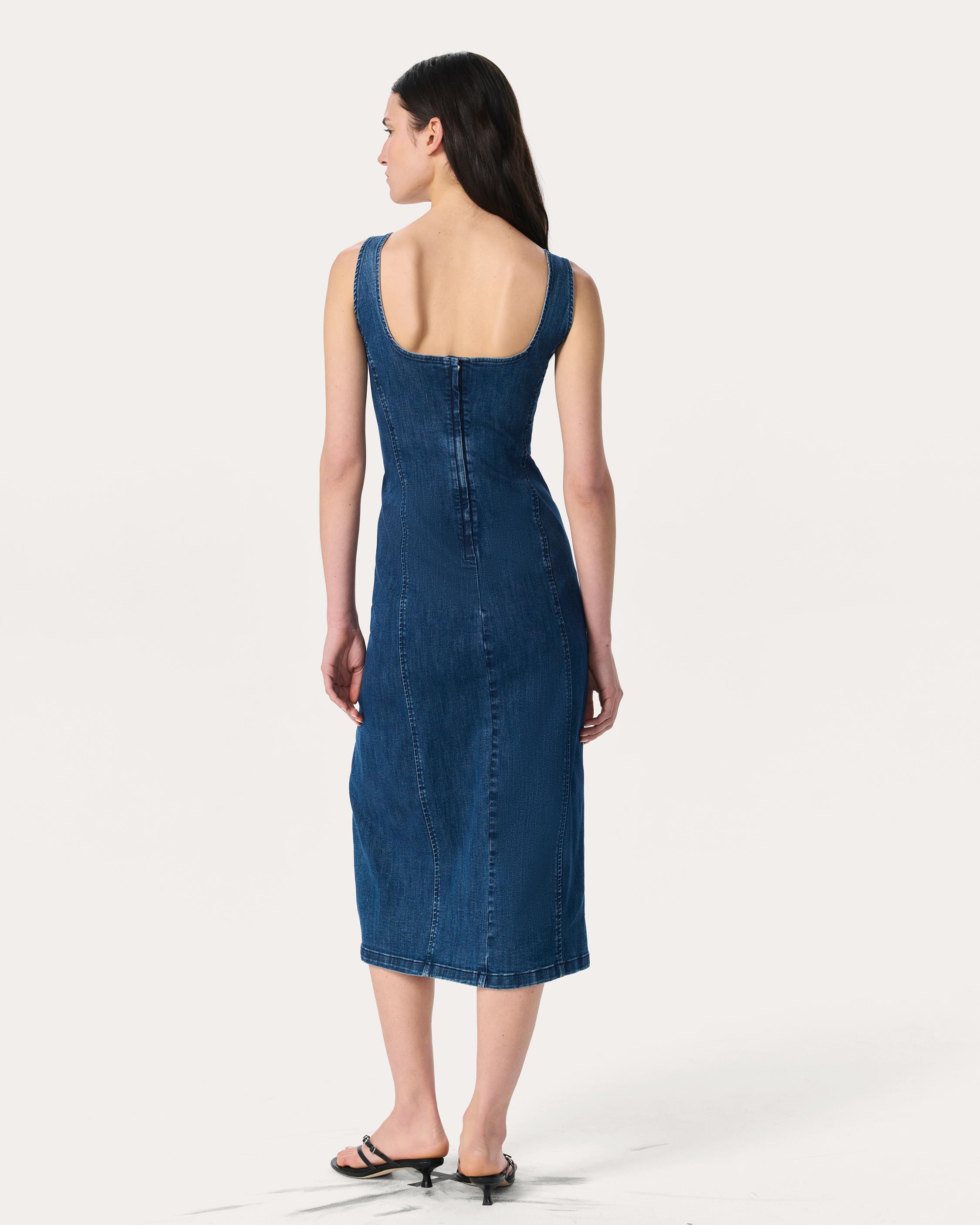 Athena Denim Dress image number 6