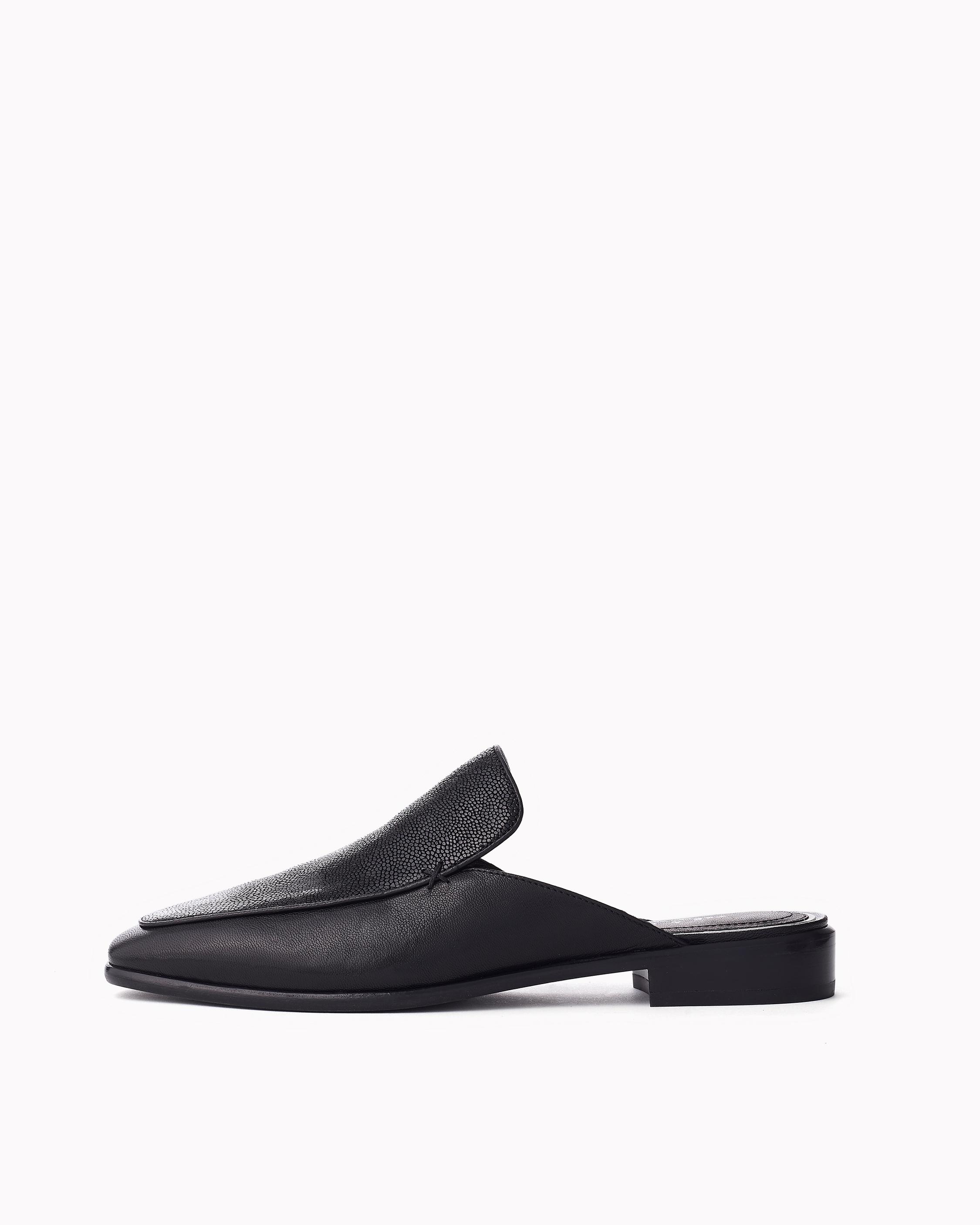 Aslen Women's Loafer Mule in Black | rag & bone