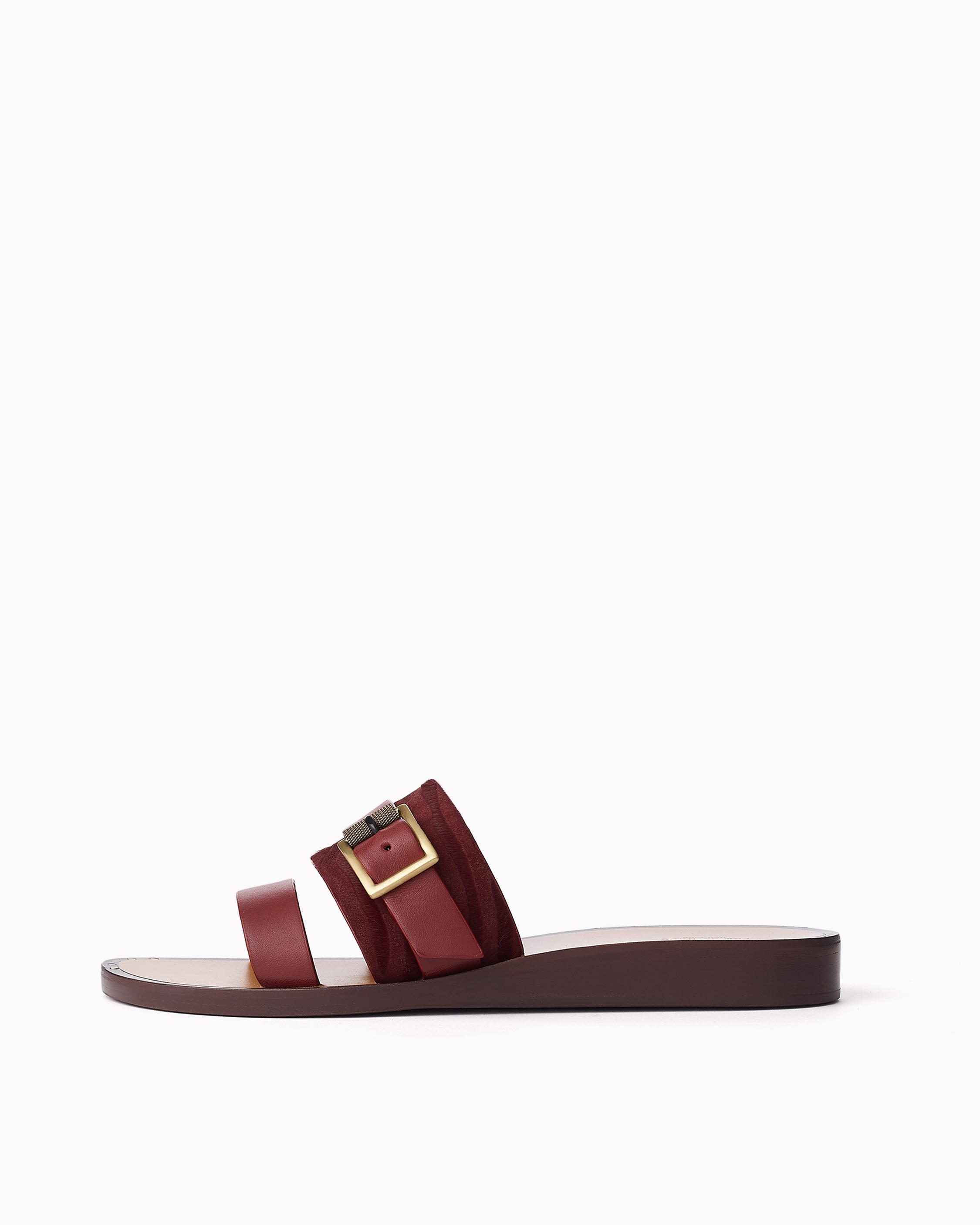 Arley Leather Sandals for Women in Russet Red | rag & bone