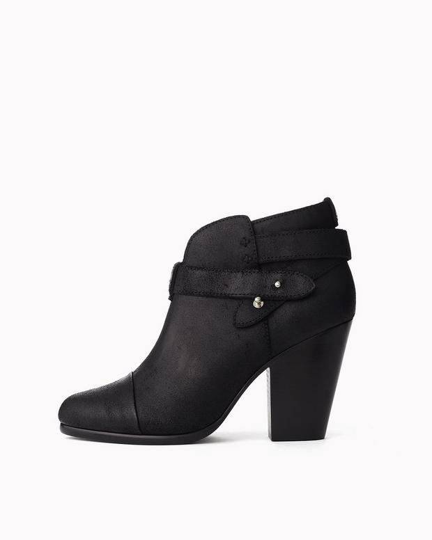 Harrow Leather Ankle Boots in Black | rag & bone