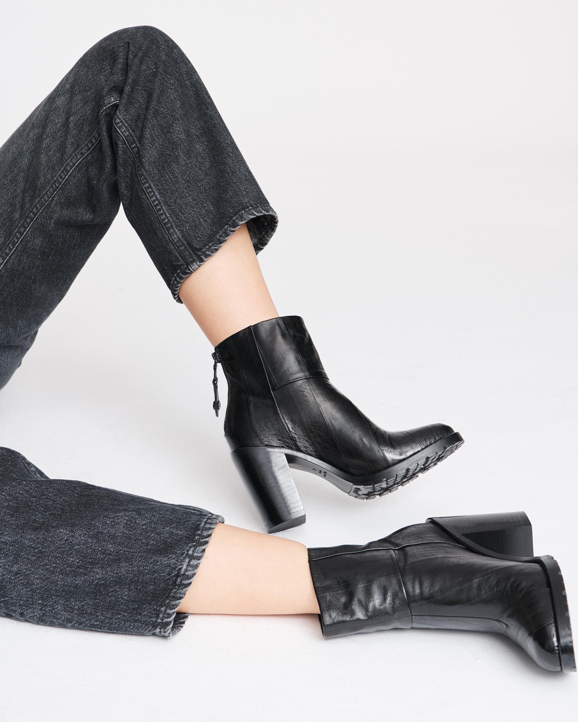 The Newbury Boot 2.0 in Black Eel rag bone