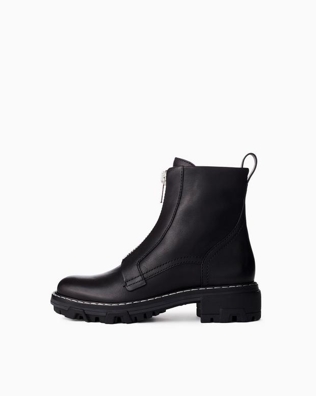 SHILOH ZIP Boot - Leather - Black | rag & bone SHILOH ZIP Boot - Leather - Black | rag & bone